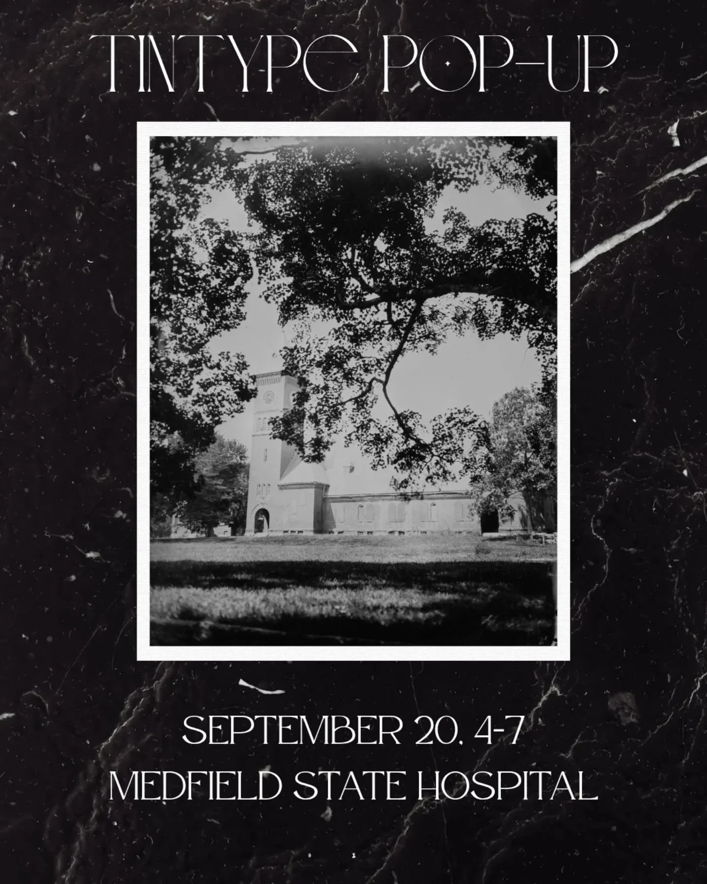 Surprise! I'll be popping up at the Medfield State Hospital tomorrow, September 20 from 4-7PM for the @bellforgearts Women in Music Festival! Swing by for some tunes, and take a tintype with me ✨ it's looking like a beautiful day!
For this event, I'l