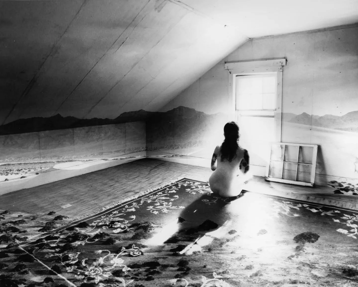 Dreaming of the Desert
Darkroom double exposure ~ Self portrait paired with views of Death Valley 🏜️

This was the final image from what will likely be my last season of darkroom classes in Boston. While I've been enjoying the access once a week to 