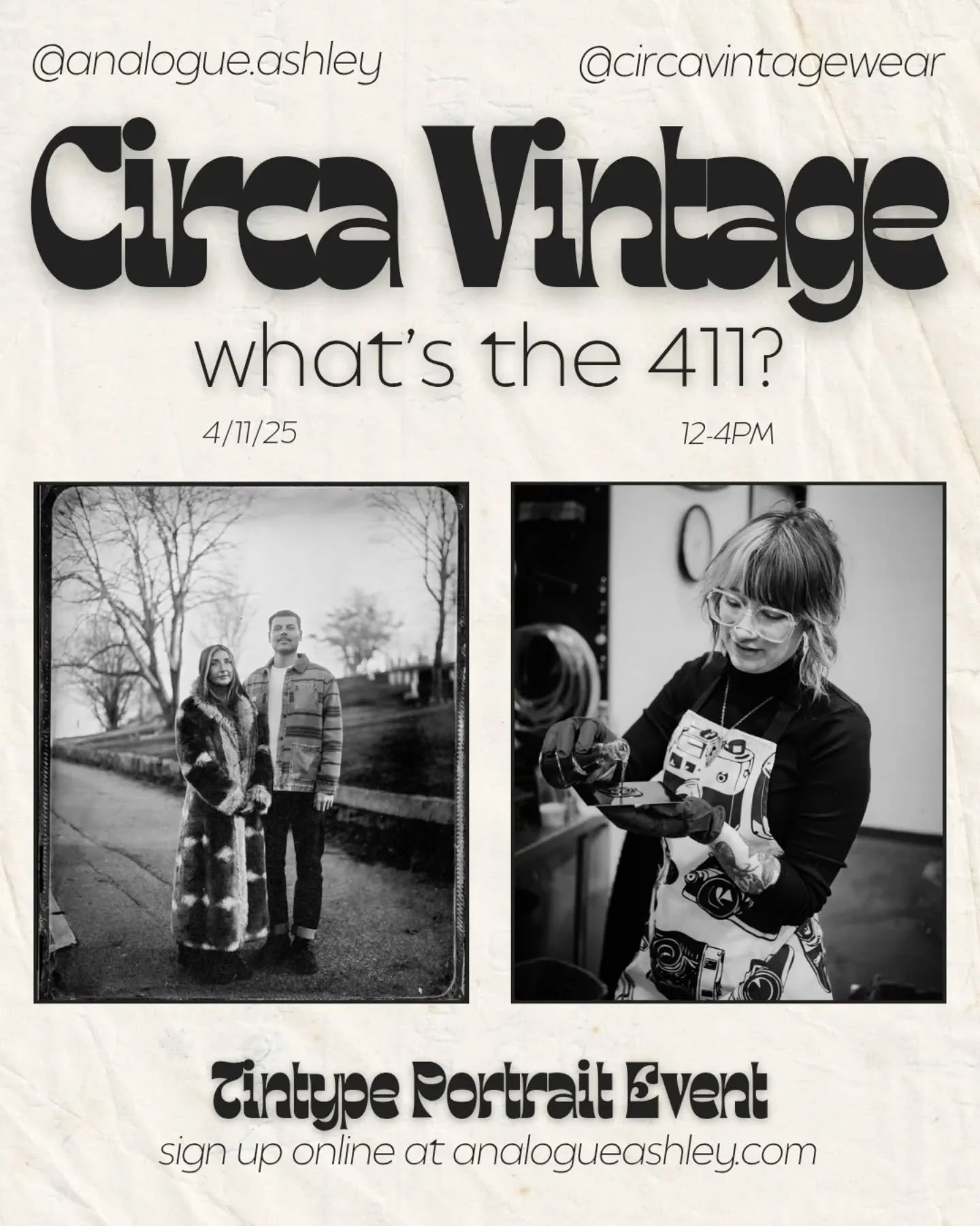 After these past couple months on the road, I am eager to return home for my first event back in Massachusetts, hosted at my absolute favorite vintage clothing store @circavintagewear ✨ you'll be in the right place to find a fresh fit for your photo,