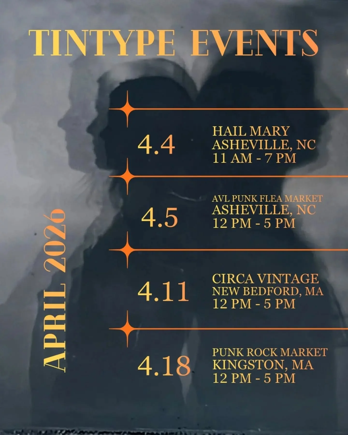 I've got good news and I've got bad news...the bad news is our poor van is stuck in the shop for another weekend with engine work 🚐💔 the good news is that I'll be popping up for another couple events here in Asheville! If you've missed me while I'v