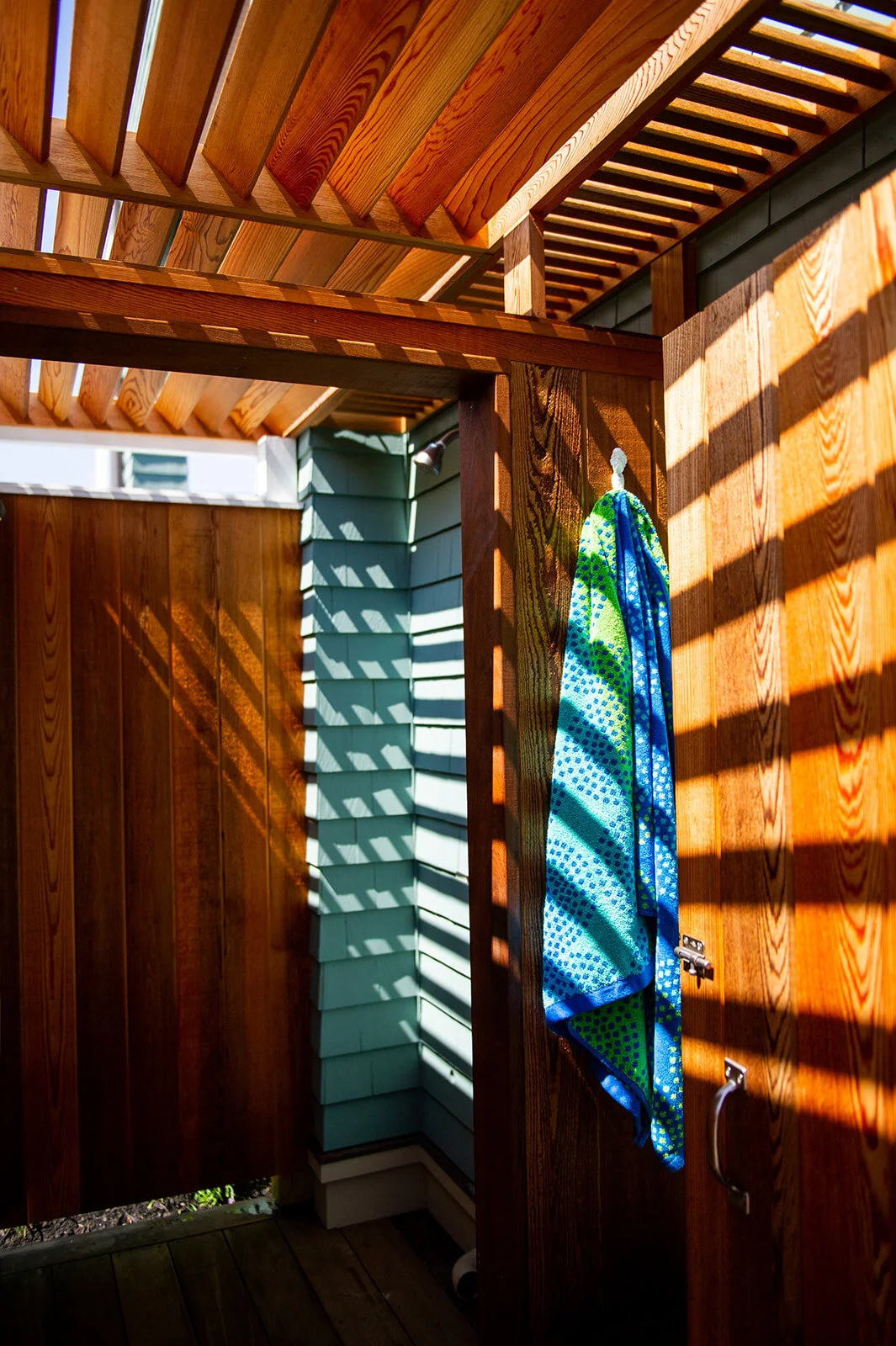 LBI Custom Outdoor Cedar Showers — K. Scott Construction