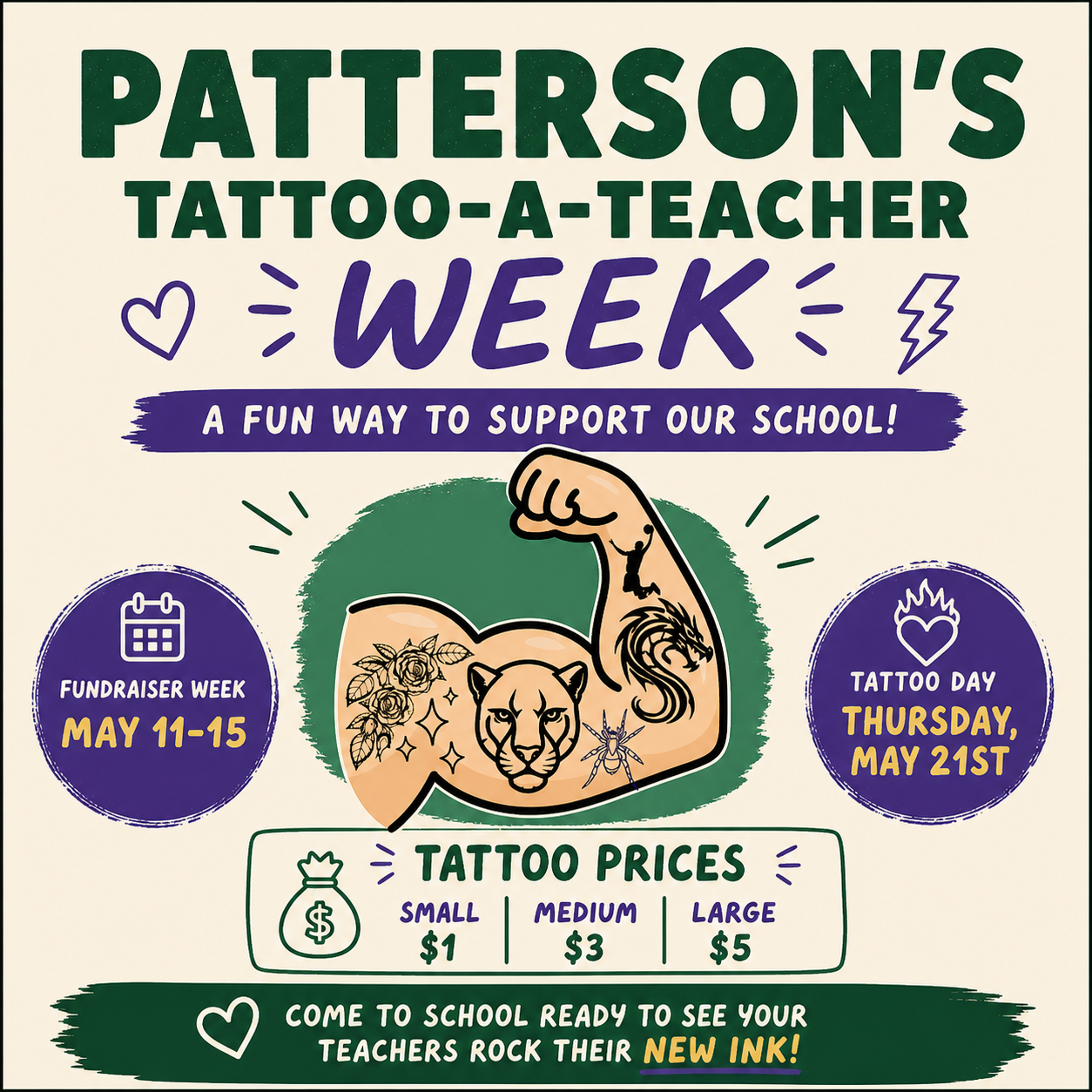 2026 Tattoo-a-Teacher Purchase
