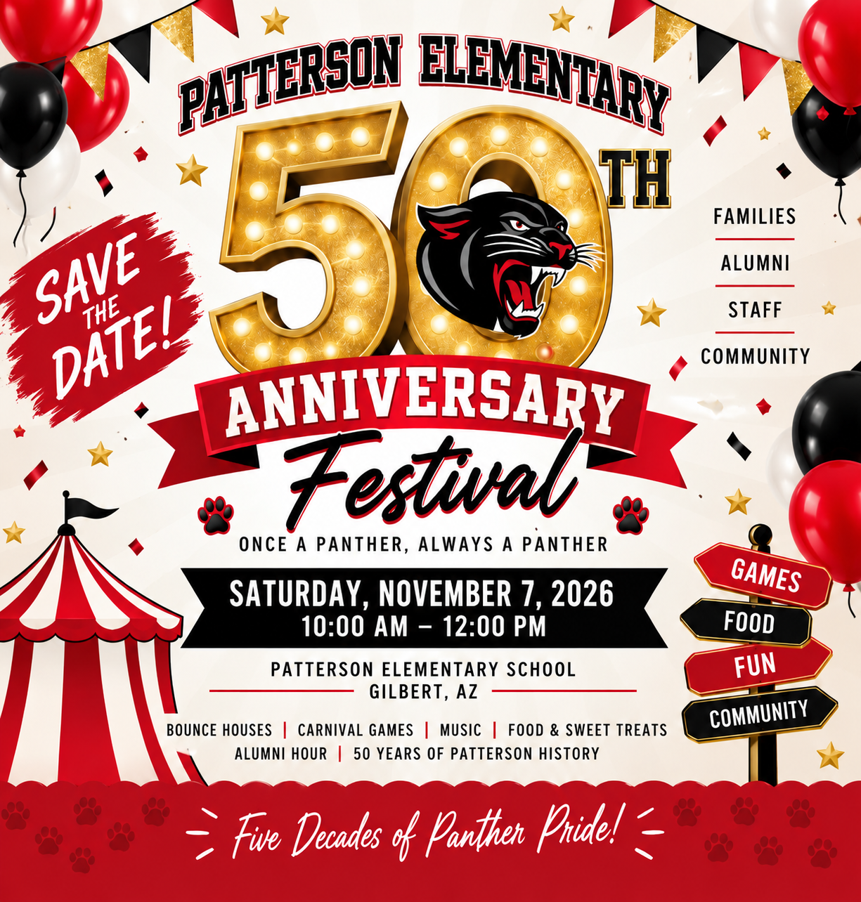 50th Anniversary Fall Festival