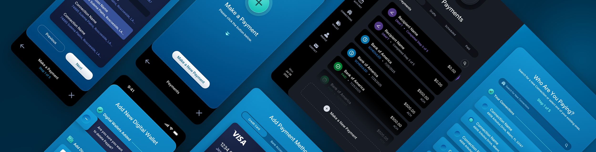 ACI Pay for Consumers - Fintech UI UX Design - Payments designed by The Skins Factory