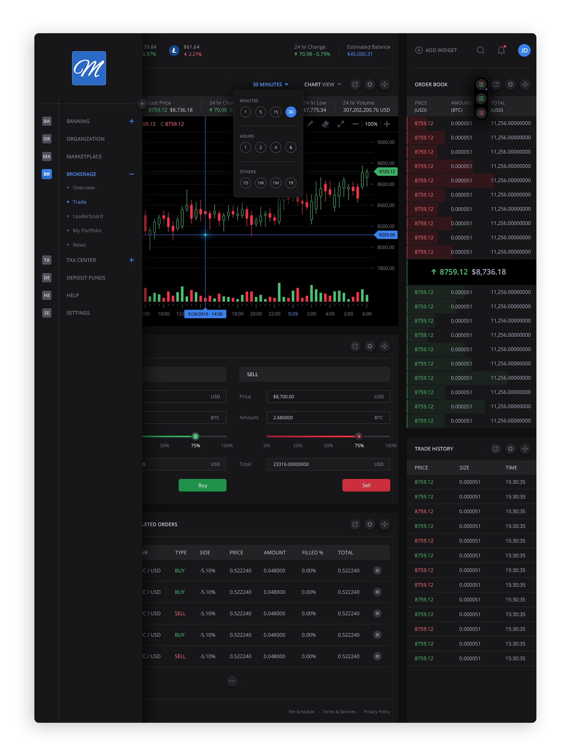 HOLT FINANCIAL - CRYPTO MARKETPLACE UI/UX DESIGN — UI/UX & Web Design  Agency - The Skins Factory