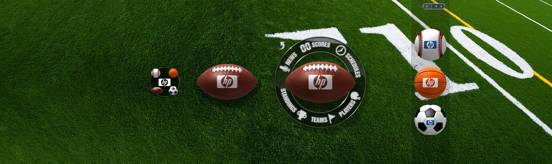 HP: The Ultimate Sports Gadget Client: HP + Microsoft (OEM Division) The Skins Factory's design team was contracted by Microsoft's OEM division and industry giant, HP to create the ultimate, animated sports Windows Sidebar Gadget. This incredibly, dynamic sports gadget covers football, basketball, baseball & soccer. With stunning animations that will delight all sports fans, The Ultimate Sports Gadget from HP and Microsoft gives you quick access to all the sports information you'll ever need and the special links included are powered by Fox Sports.