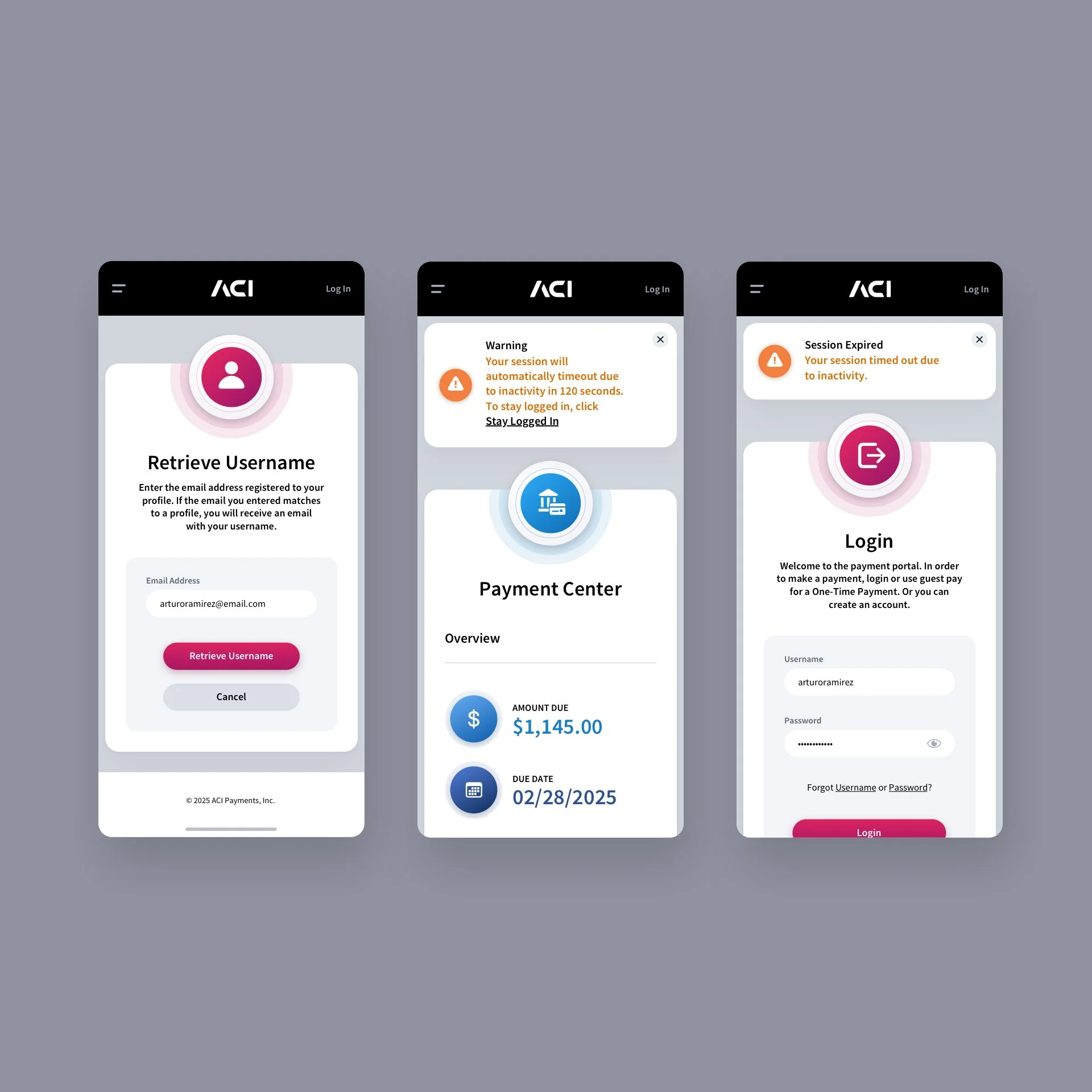 Fintech Biller Mobile App Login & SSO UI UX Design Screens 2.jpg
