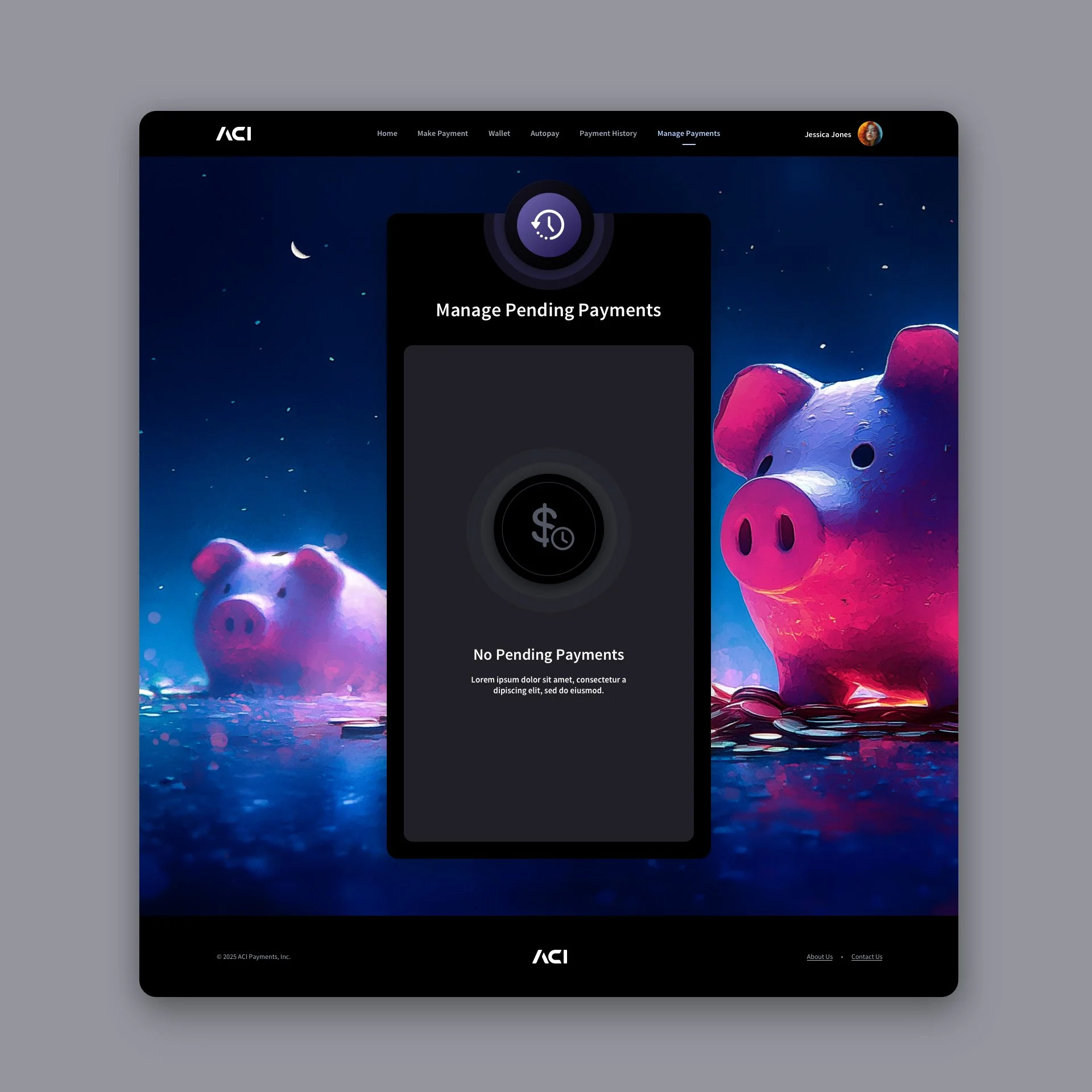 Fintech Biller UI UX Design - Manage Pending Payments - Dark Mode 2.jpg