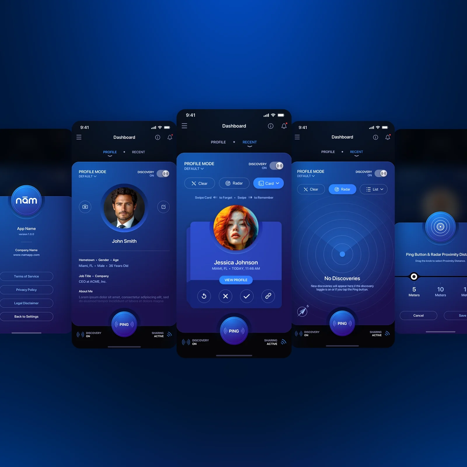 Social Media Mobile App UI UX Design - Dark Mode 1.webp