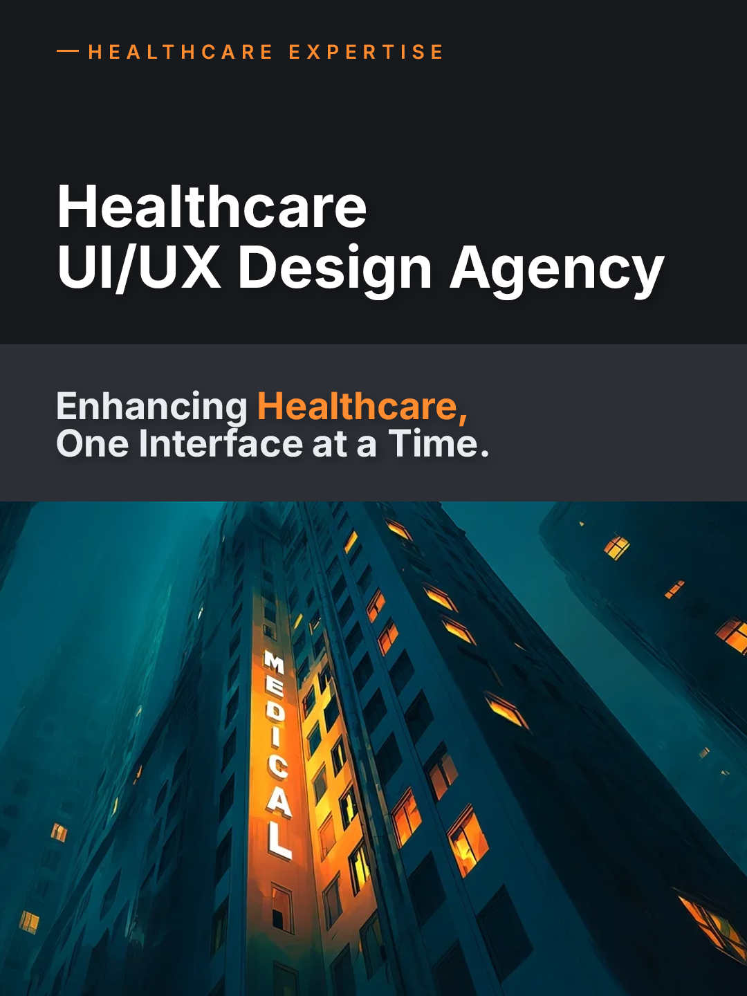Healthcare UI UX Design Agency for Healthtech, Medical &amp; Pharma Preview Image