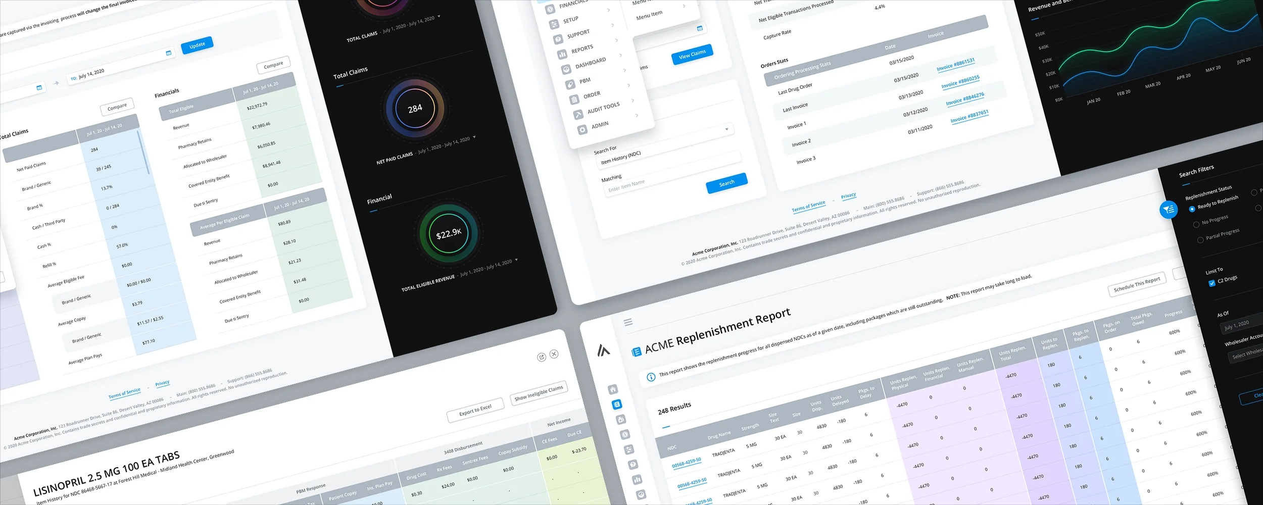 ACME HOSPITAL INVENTORY Web App UI/UX Design - Healthcare SaaS