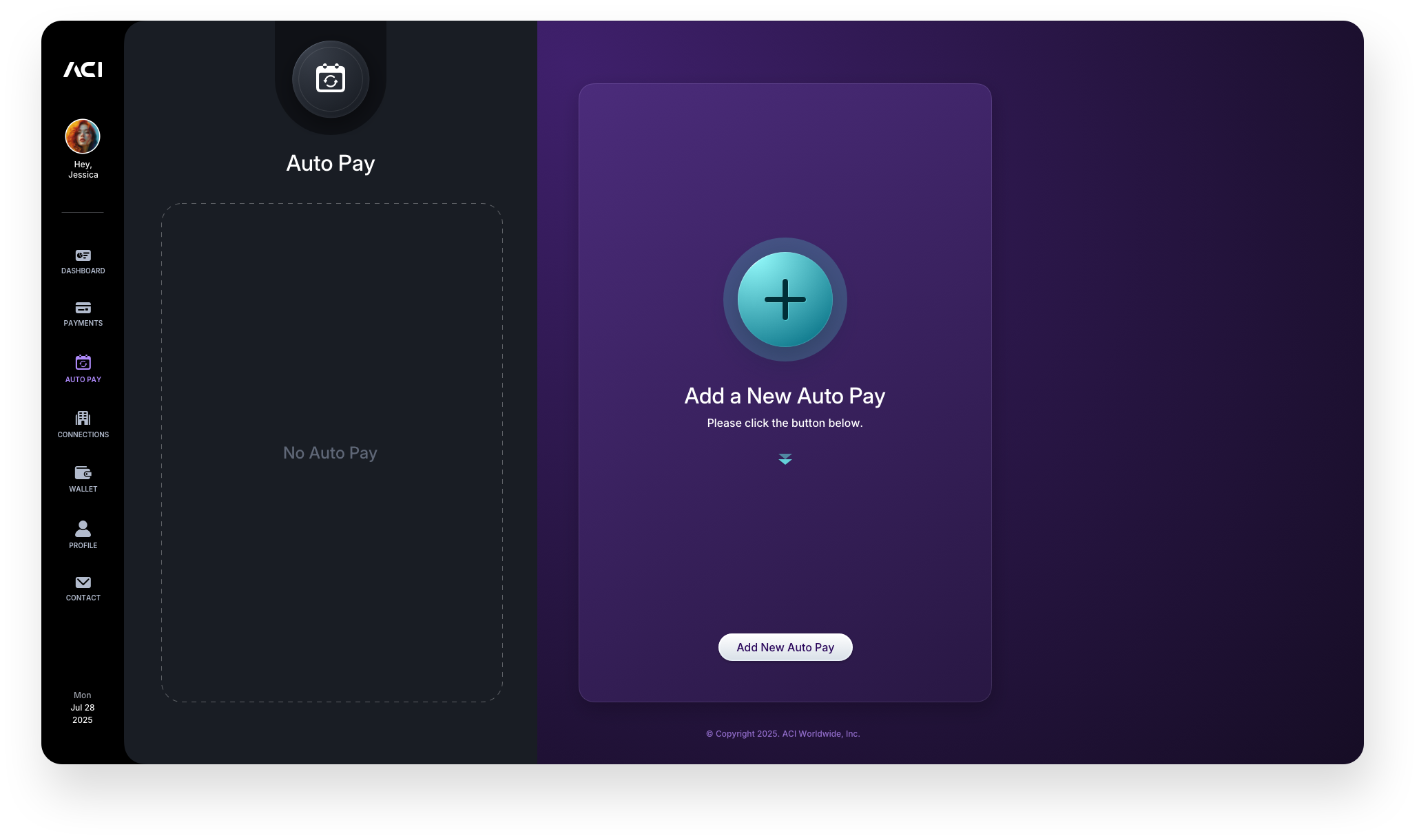 Fintech UI/UX Design - AutoPay - Empty State Onboarding Screen - Web App by The Skins Factory
