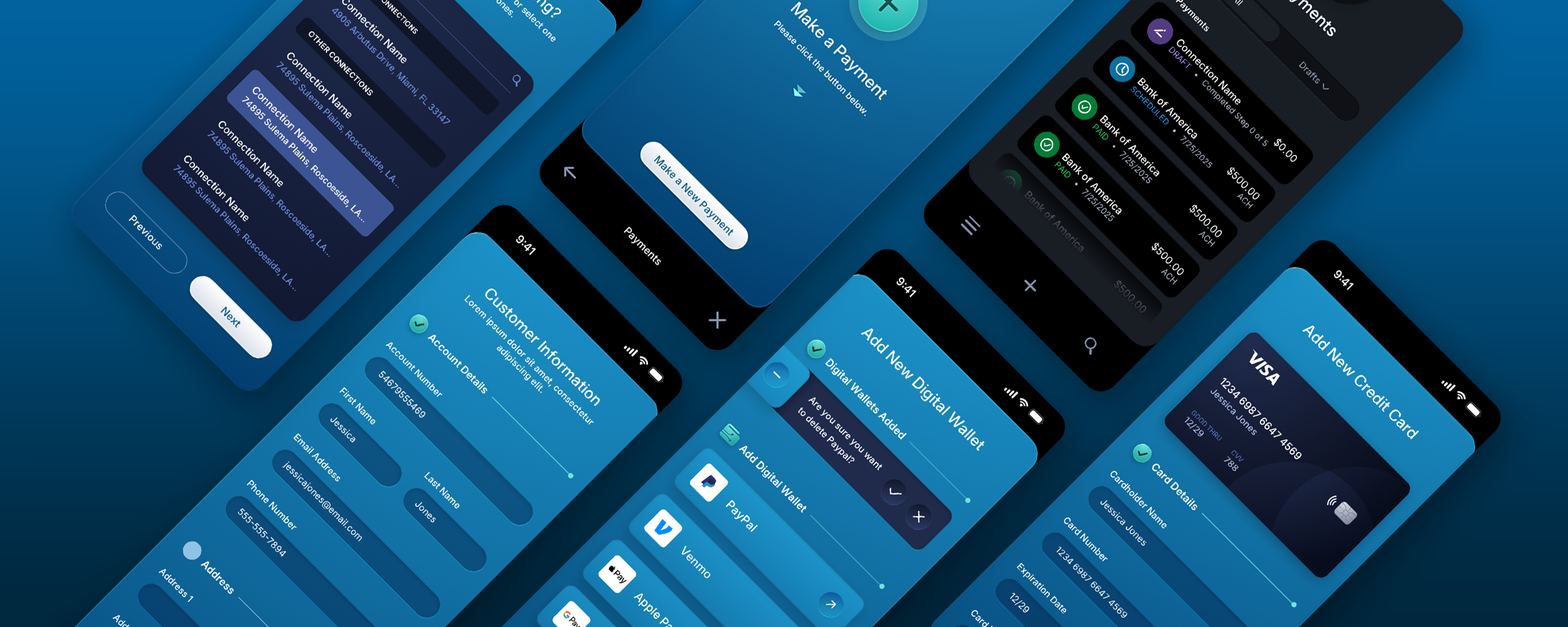 Fintech Payment Mobile App UI UX Design