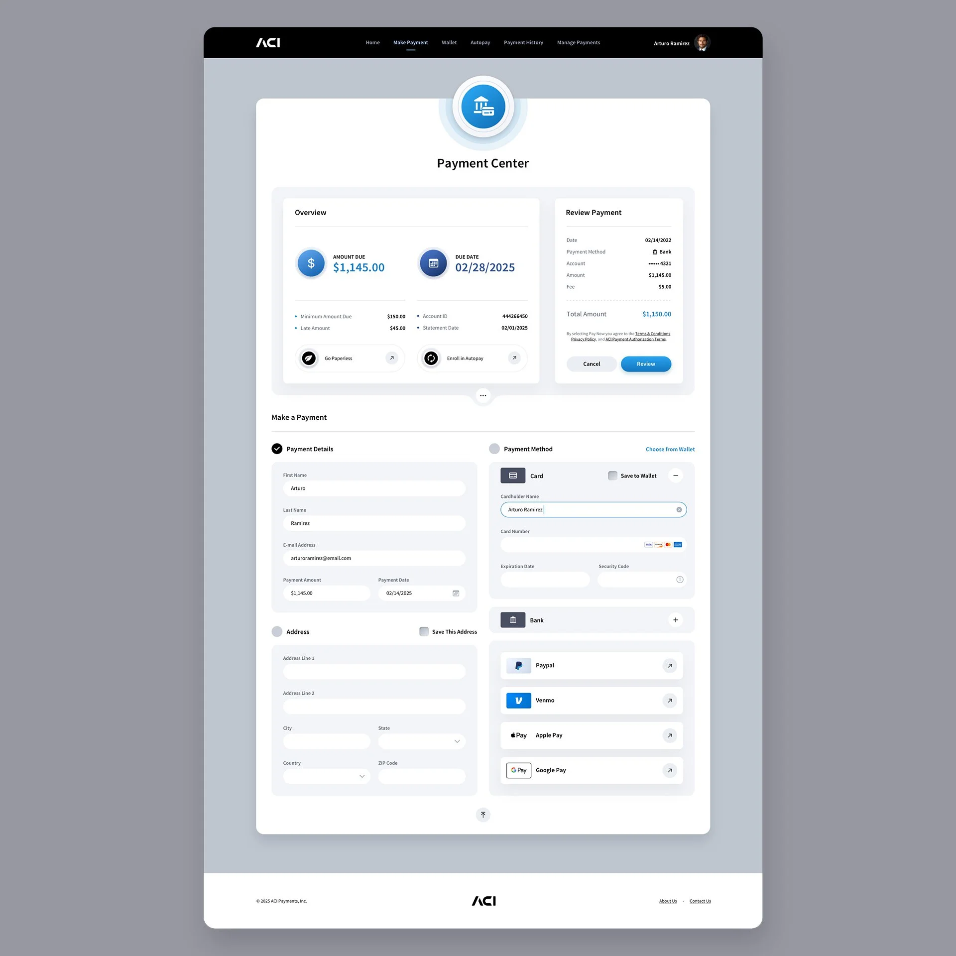 Fintech Web Payment App UI UX Design
