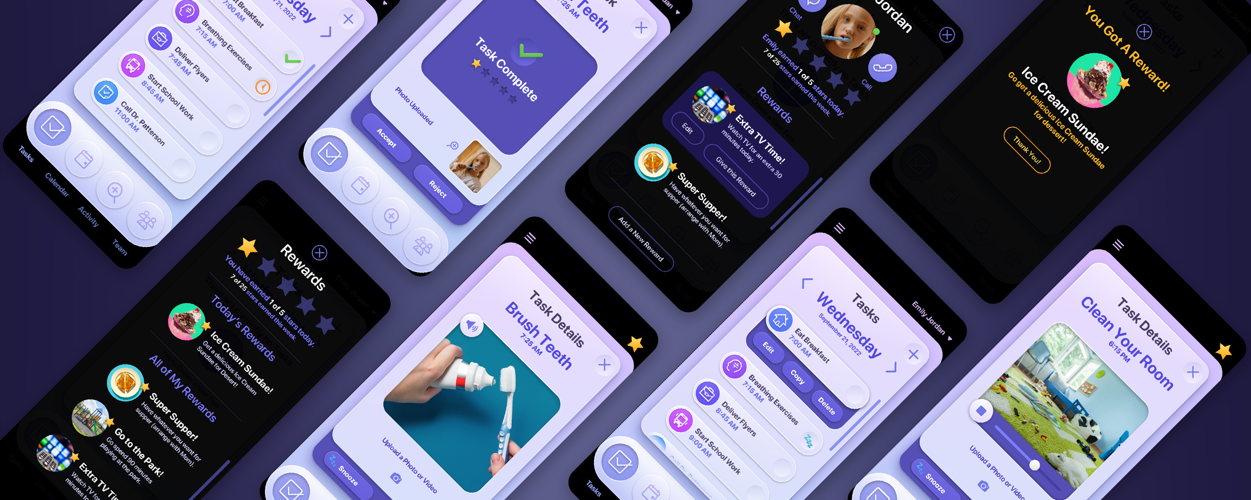 My24 - Autism and Special Needs Task Management Mobile App UI/UX