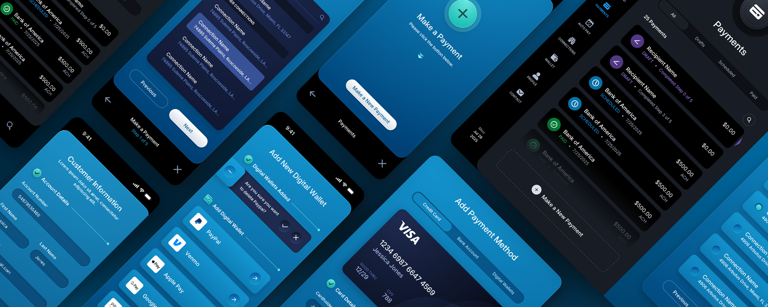 ACI Pay for Consumers - Enterprise Fintech UI UX Design - Payments designed by The Skins Factory - Large Preview