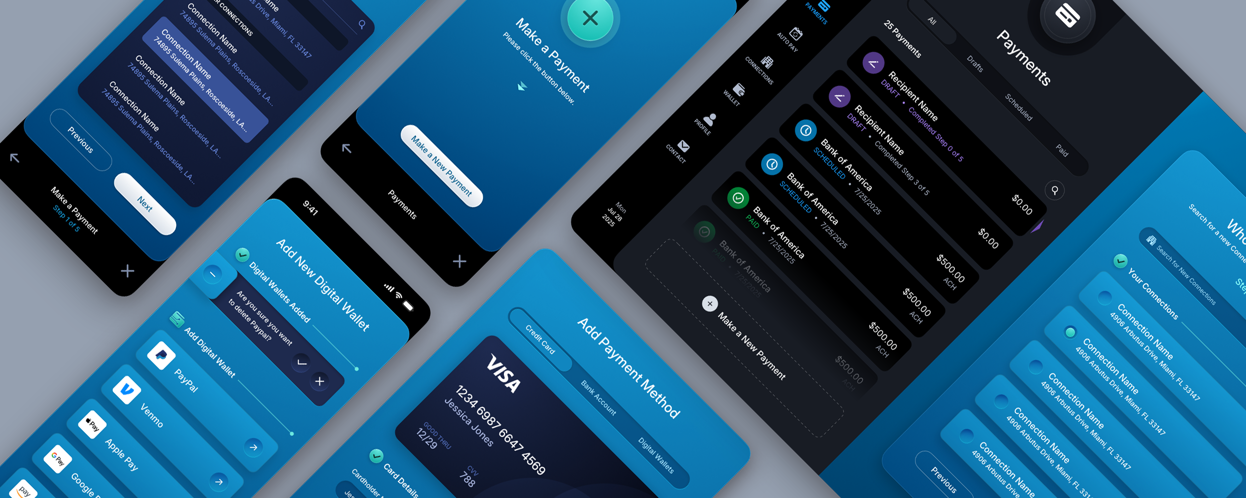 ACI Payments App UI/UX Design