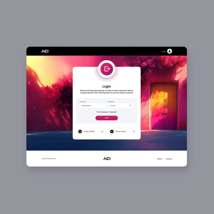 ACI Worldwide Biller Web & Mobile App UI/UX Design — The Skins Factory ...