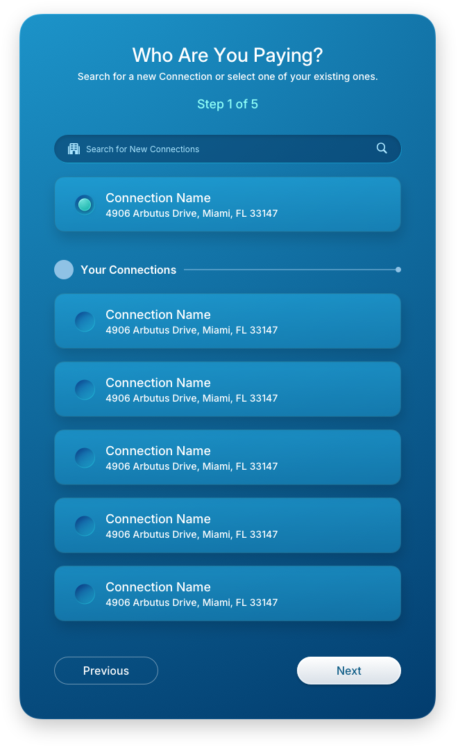 ACI Pay business selected payment panel designed by The Skins Factory