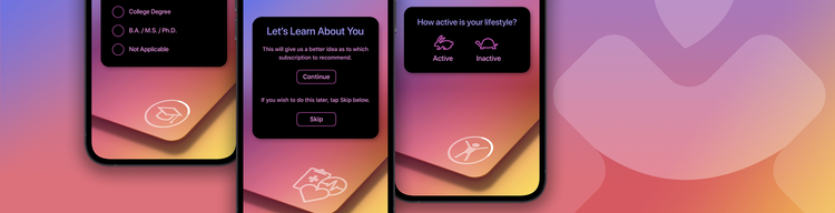 Fintech UI/UX design project showcase by The Skins Factory