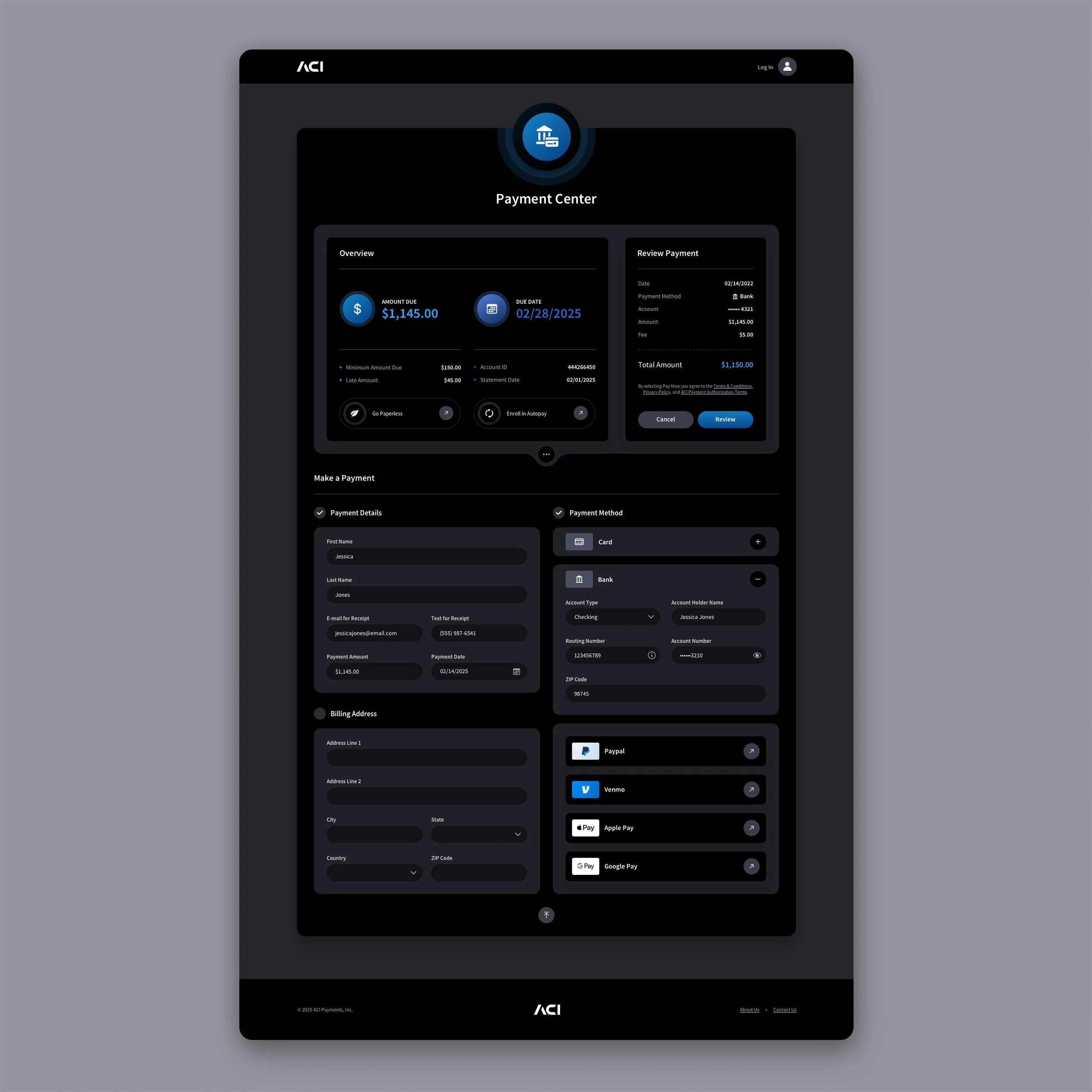 Fintech Web Payment App UI UX Design - Dark Mode 5