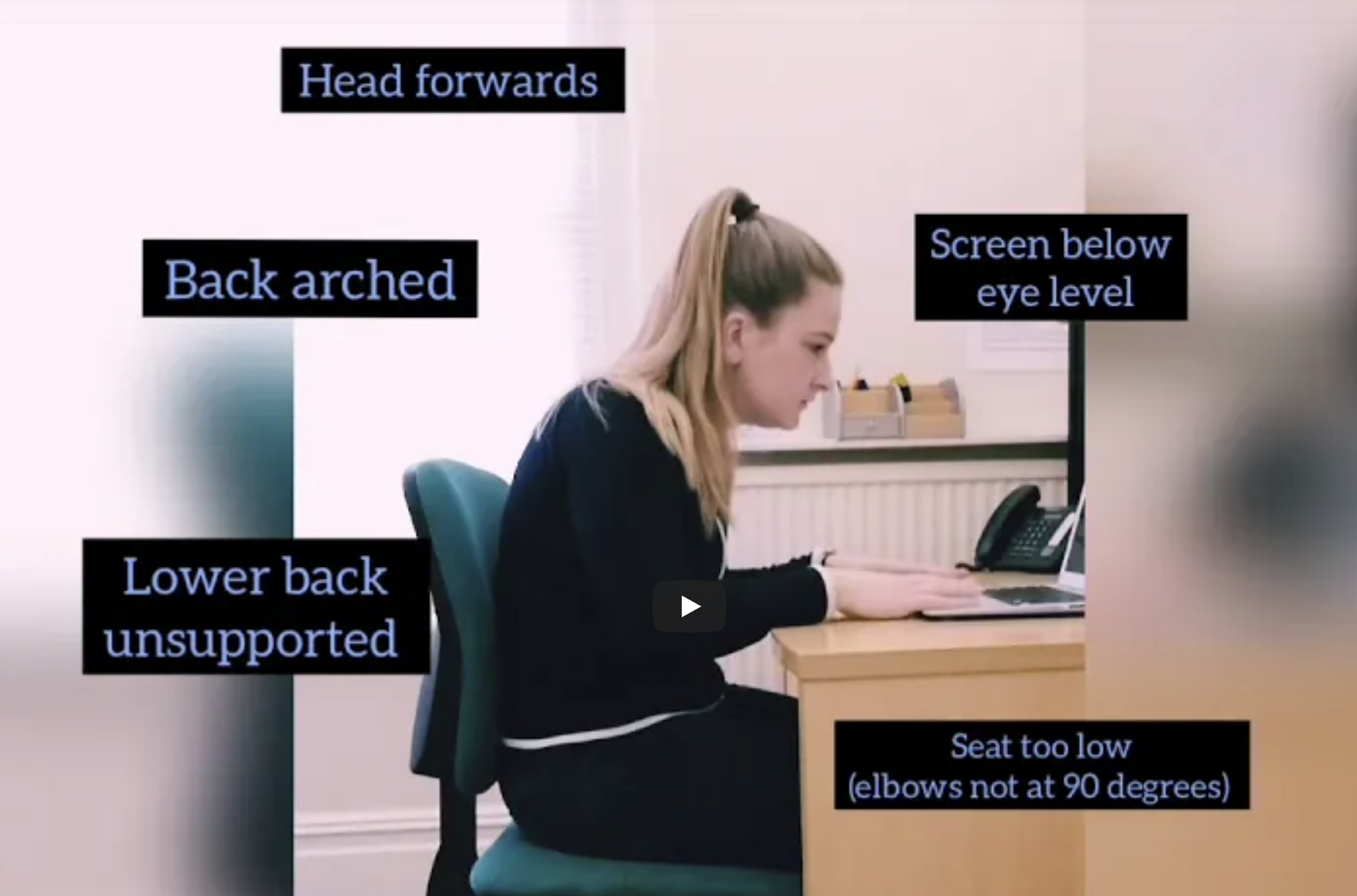 Need help with desk posture?