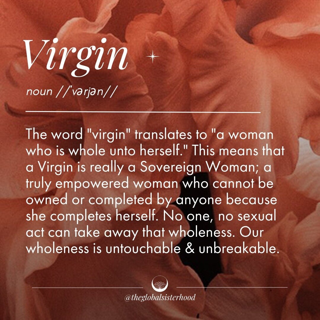 Sister...⁠
⁠
Virgo season always brings up complex emotions for me. Does it do the same for you?⁠
⁠
Virgo's origin is rooted in the concept of &ldquo;virginity,&rdquo; so how could it not stir up emotion ⁉️⁠
⁠
Think about it.⁠
⁠
We&rsquo;ve been taug