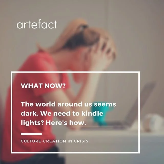 Culture Creation in Crisis: The enormity of current events is overwhelming. How can any one of us possibly do anything to help make things better? By making pockets of beauty and kindness within ourselves and within our immediate environment. In this