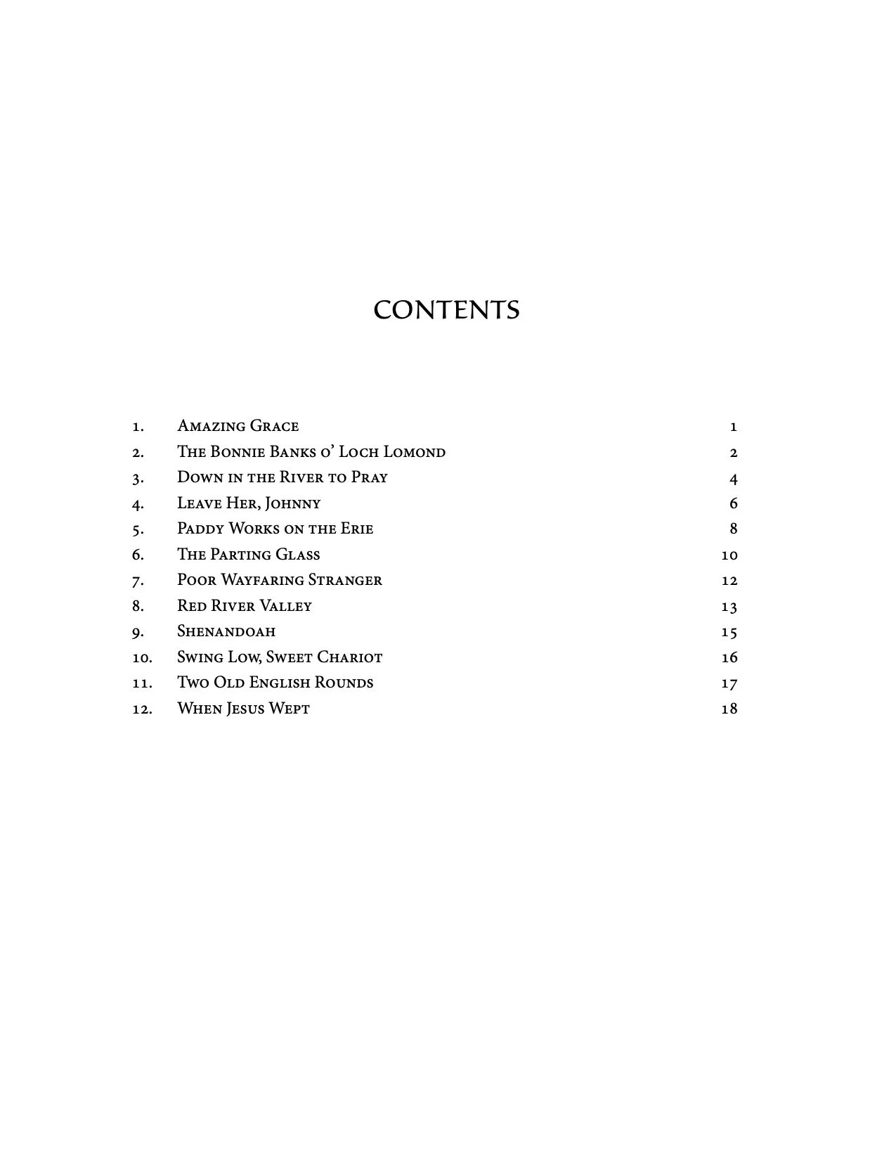 Twelve Folksongs CONTENTS.jpg