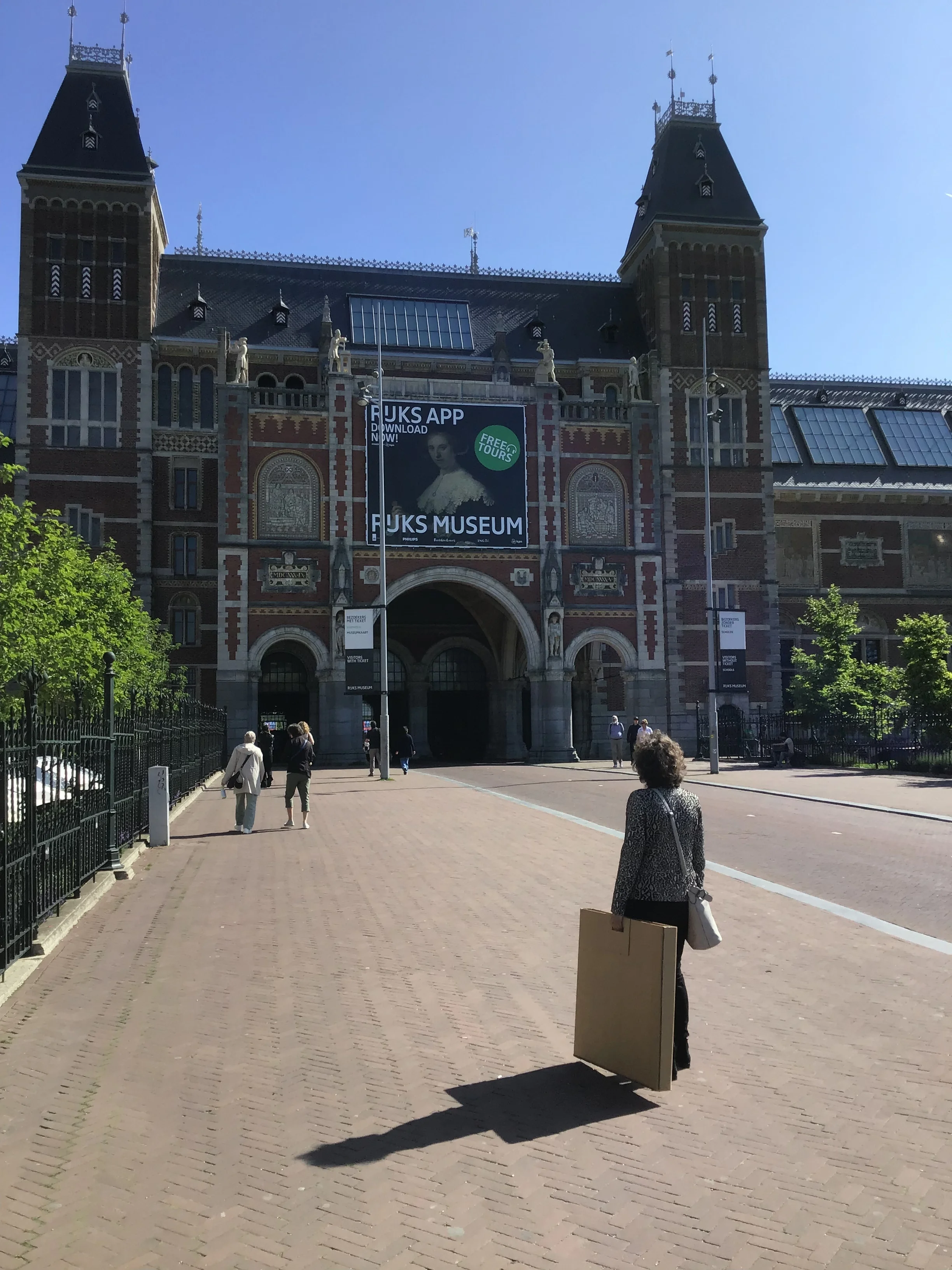Op weg naar het Rijksmuseum