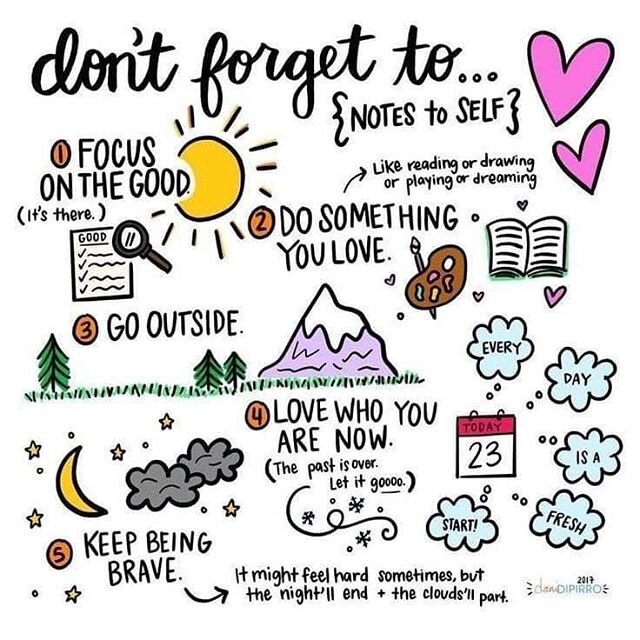 Notes to Self....❤️❤️❤️