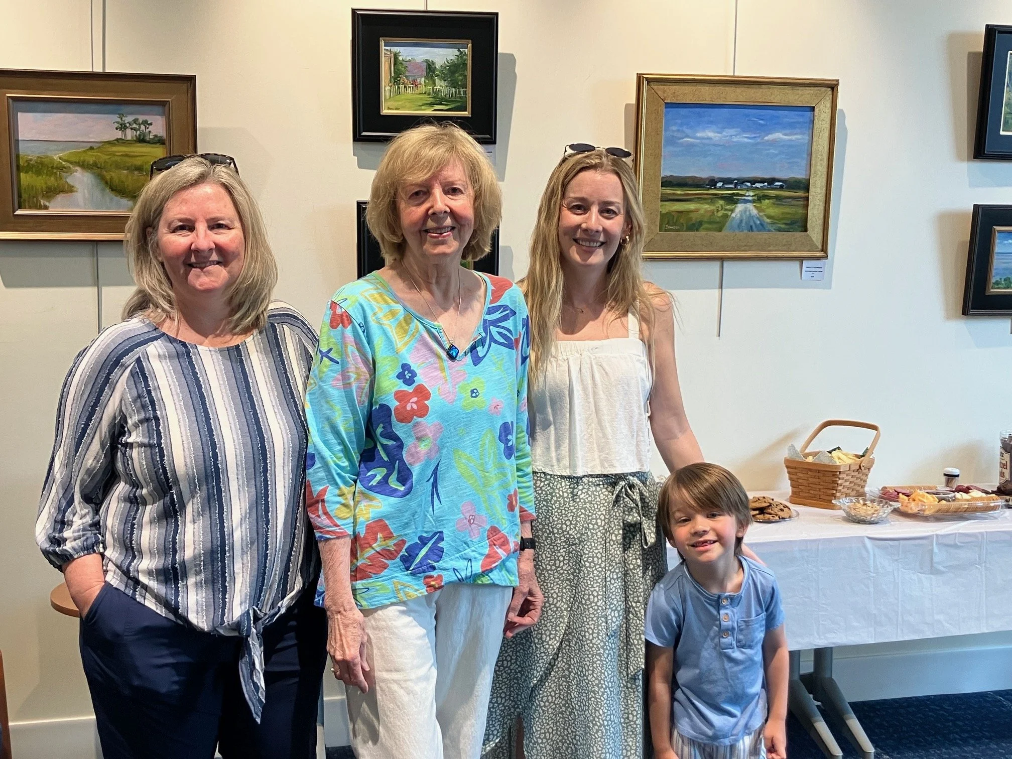 Brigitte's Famly - daugher, granddaughter, and great-grandson