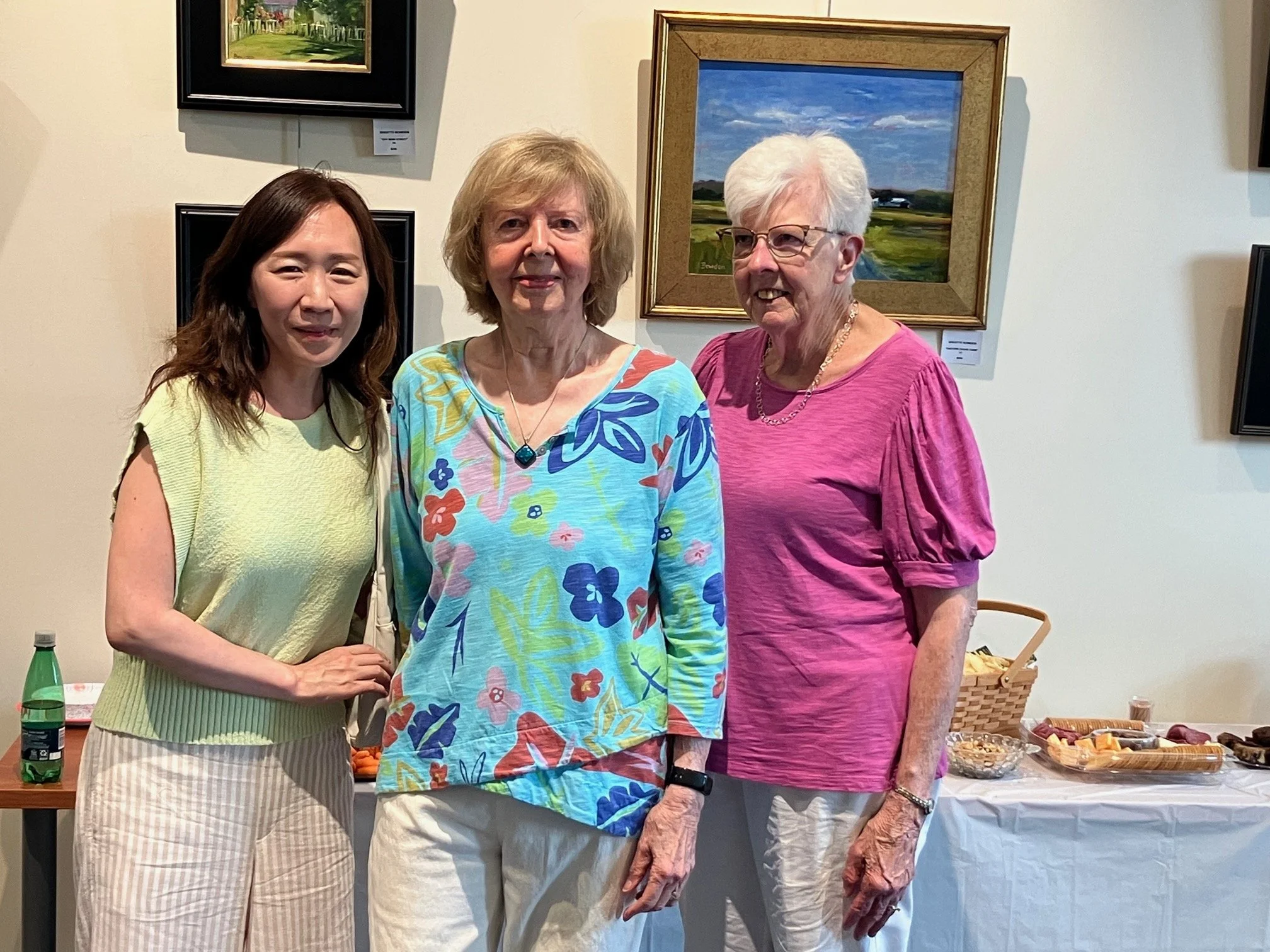 Jiyeong Yun-WCAC Co-Op Artist, Brigitte, Barbara Johnson, WCAC BD Secretary