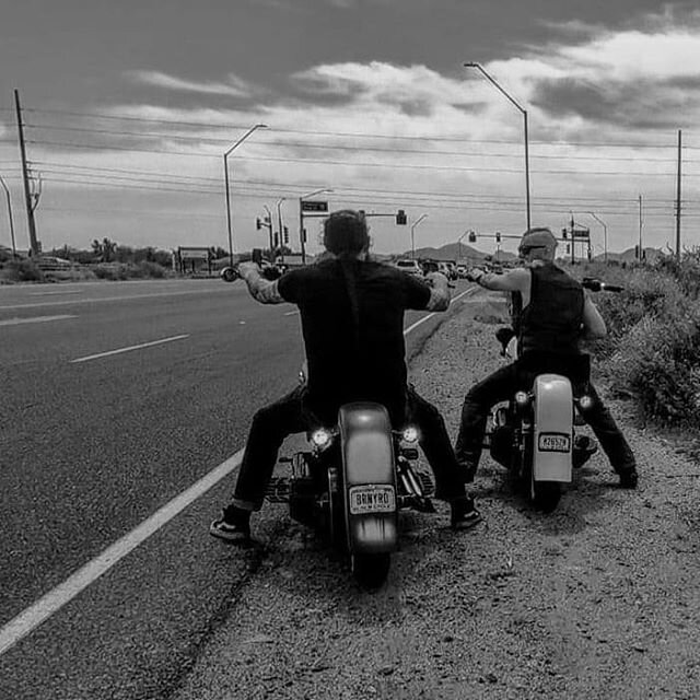 #tbt #throwbackthursday #thatonetime @dirty1968 and I were #ridinghard #in the #arizona #desert #kneesinthebreeze on a couple of #layframe #hotrod #harleydavidson #hd #softails lookin for @cmpmc @simpkinsontodd @travis_cullen and @chrisjohnson8940 #c
