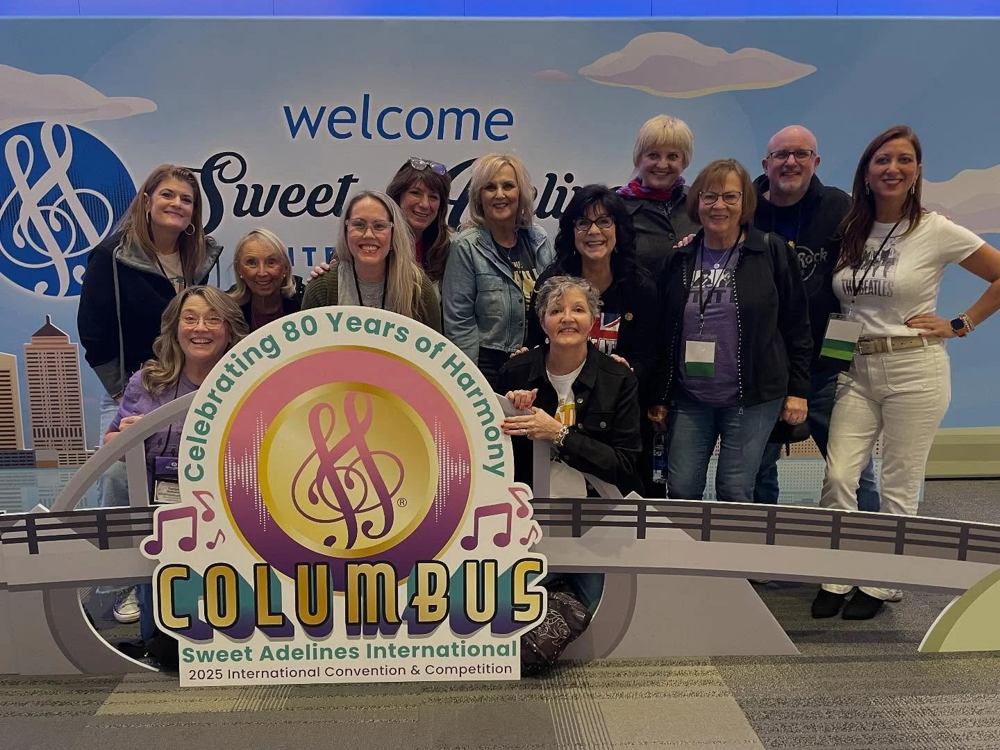 Still buzzing from our time at Sweet Adelines International! 💜🎤 The energy, the harmonies, the friendships - absolutely unforgettable. Feeling so proud to share the stage with such talented and inspiring singers from around the world! #sweetadeline