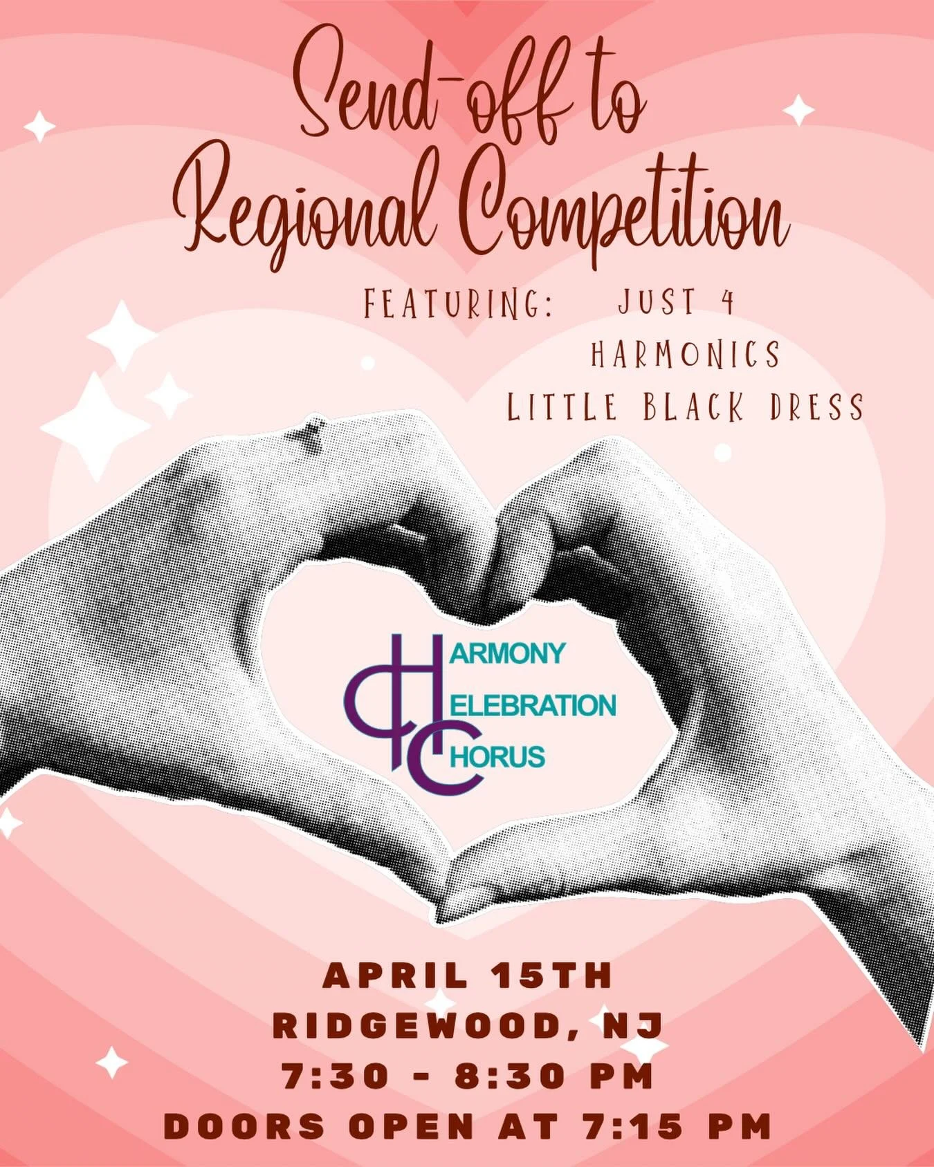 Our songs are about love, and we would love to sing for you! 🎶

Join us for a special Regional Send-off Show as we share our hearts (and our harmonies!) one last time before hitting the big stage.

✨ Special Performances by:
Just 4 | Harmonics | Lit