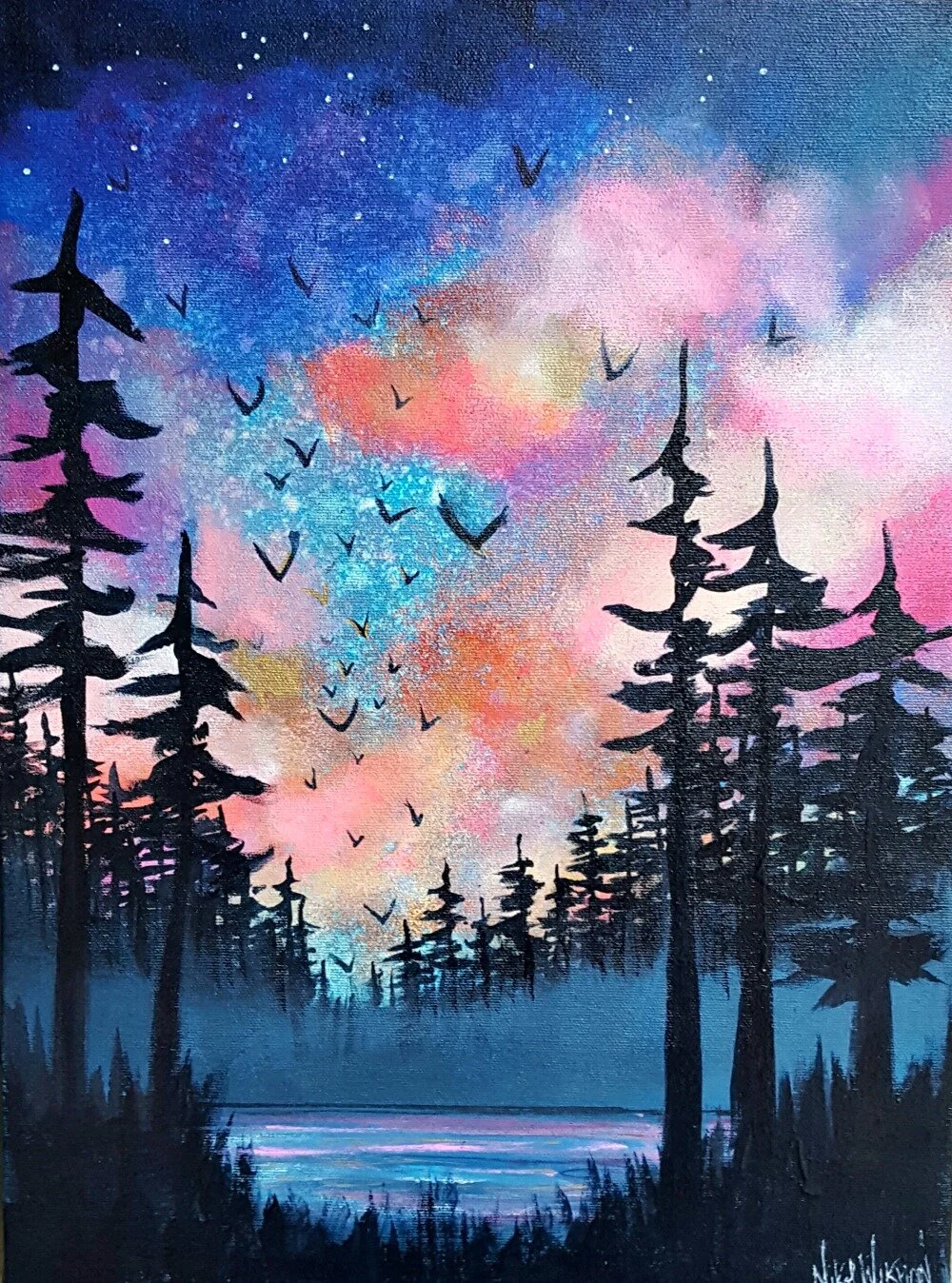 Out of the Mist - Nikol Wikman - 12x16 acrylic on canvas .jpg