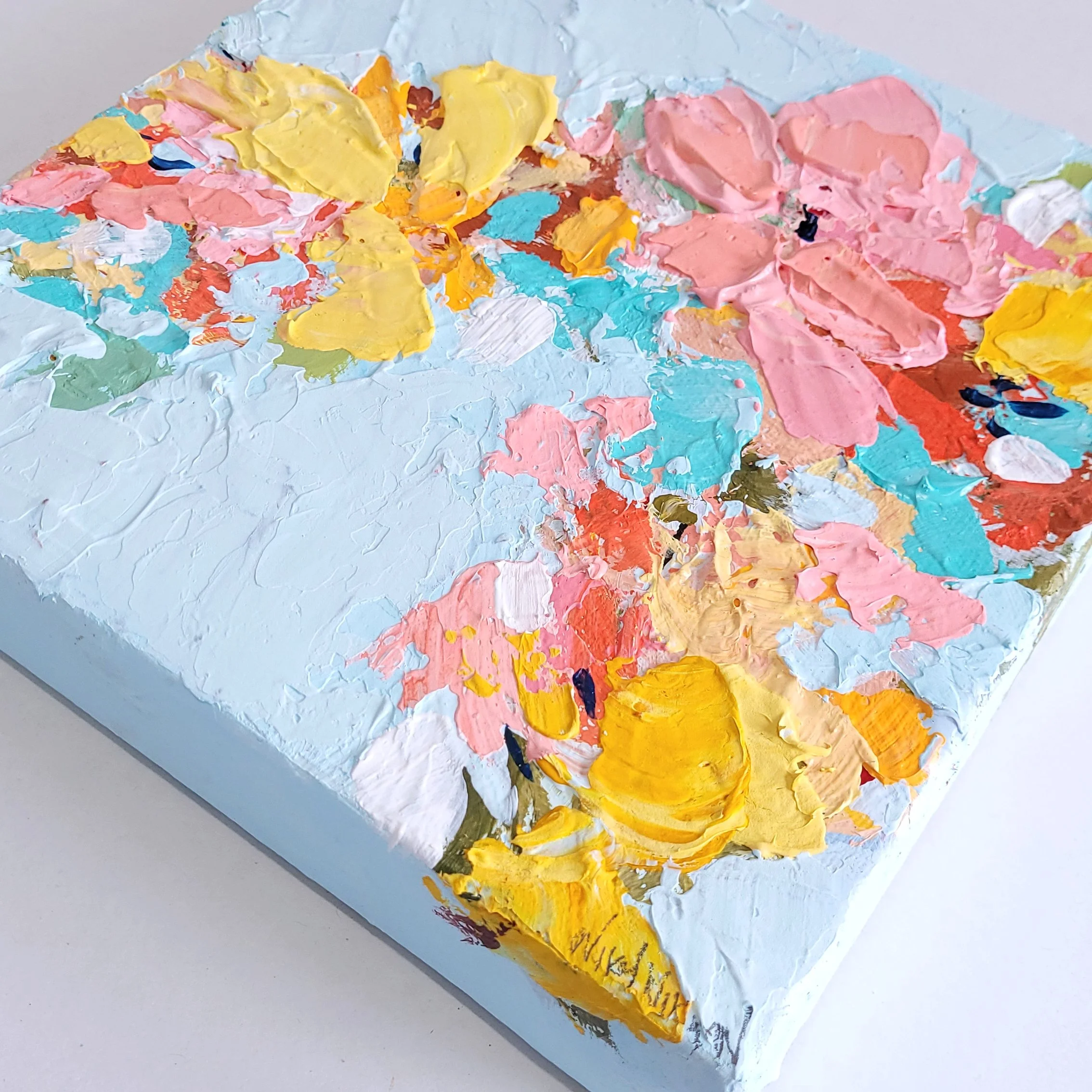 Sweet on You - Abstract flower painting by Nikol Wikman .jpg