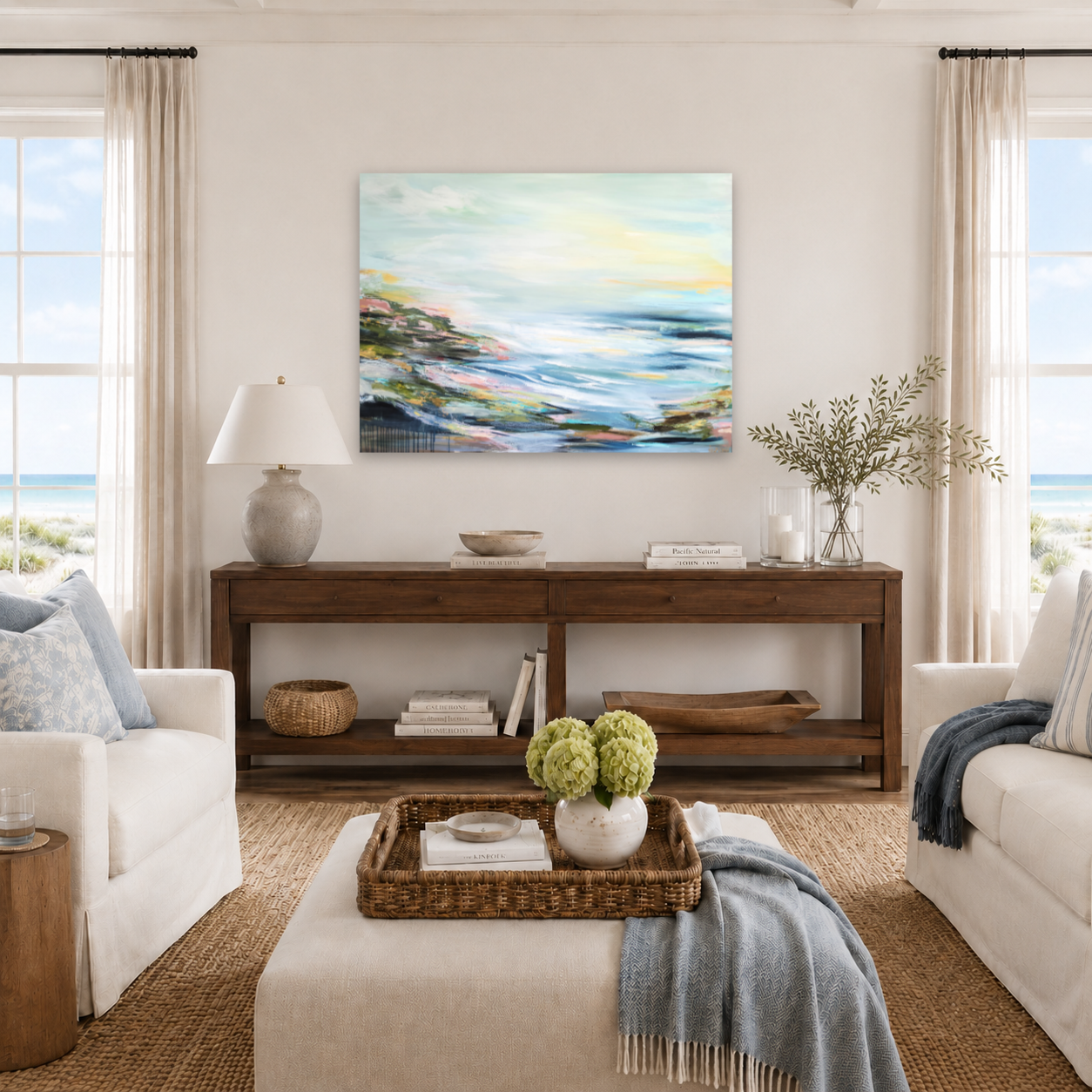 Nikol Wikman_Windswept_36x48 abstract landscape Painting in livingroom.png