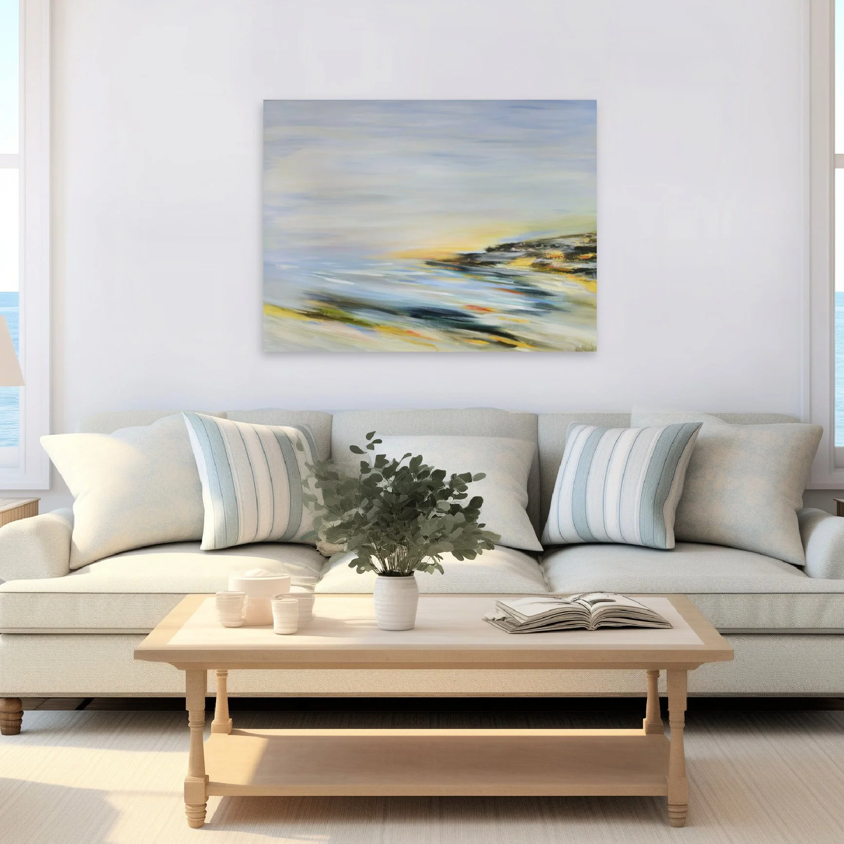 Almost There abstract landscape painting in a coastal livingroom (1).jpg