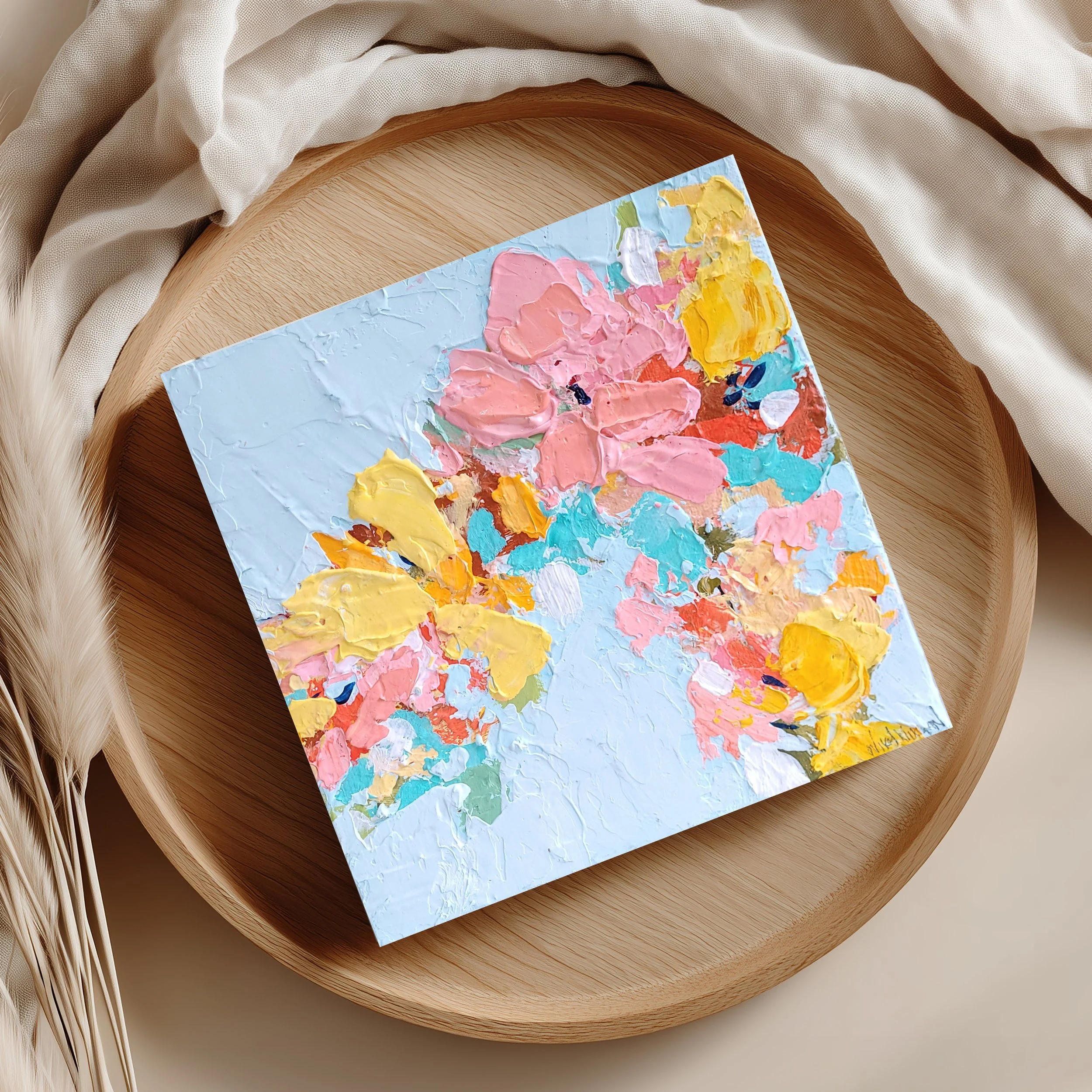 Sweet on You - small abstract floral painting.jpg