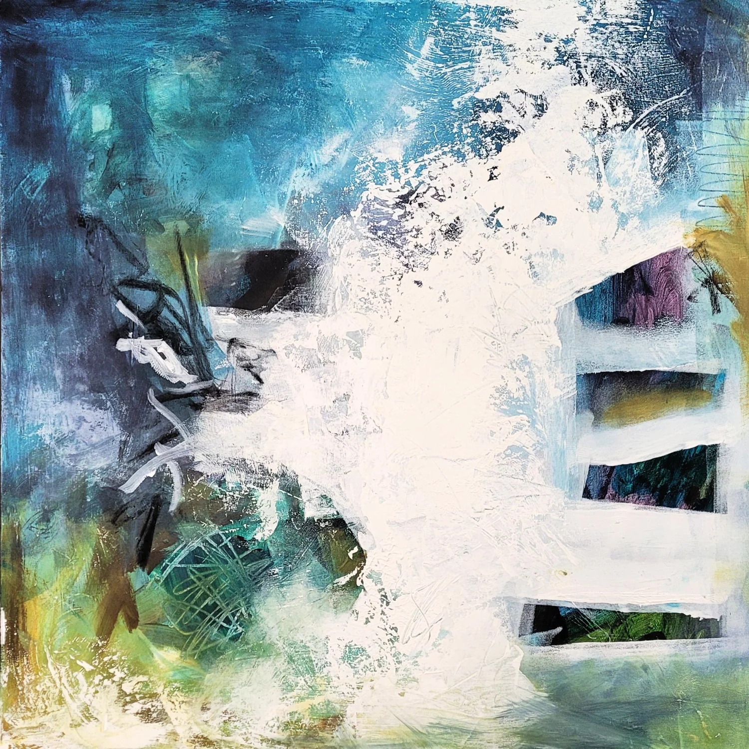 Freedom Abstract Models Abstract Freedom | Online Abstract Painting Class for Artists | Nikol ...