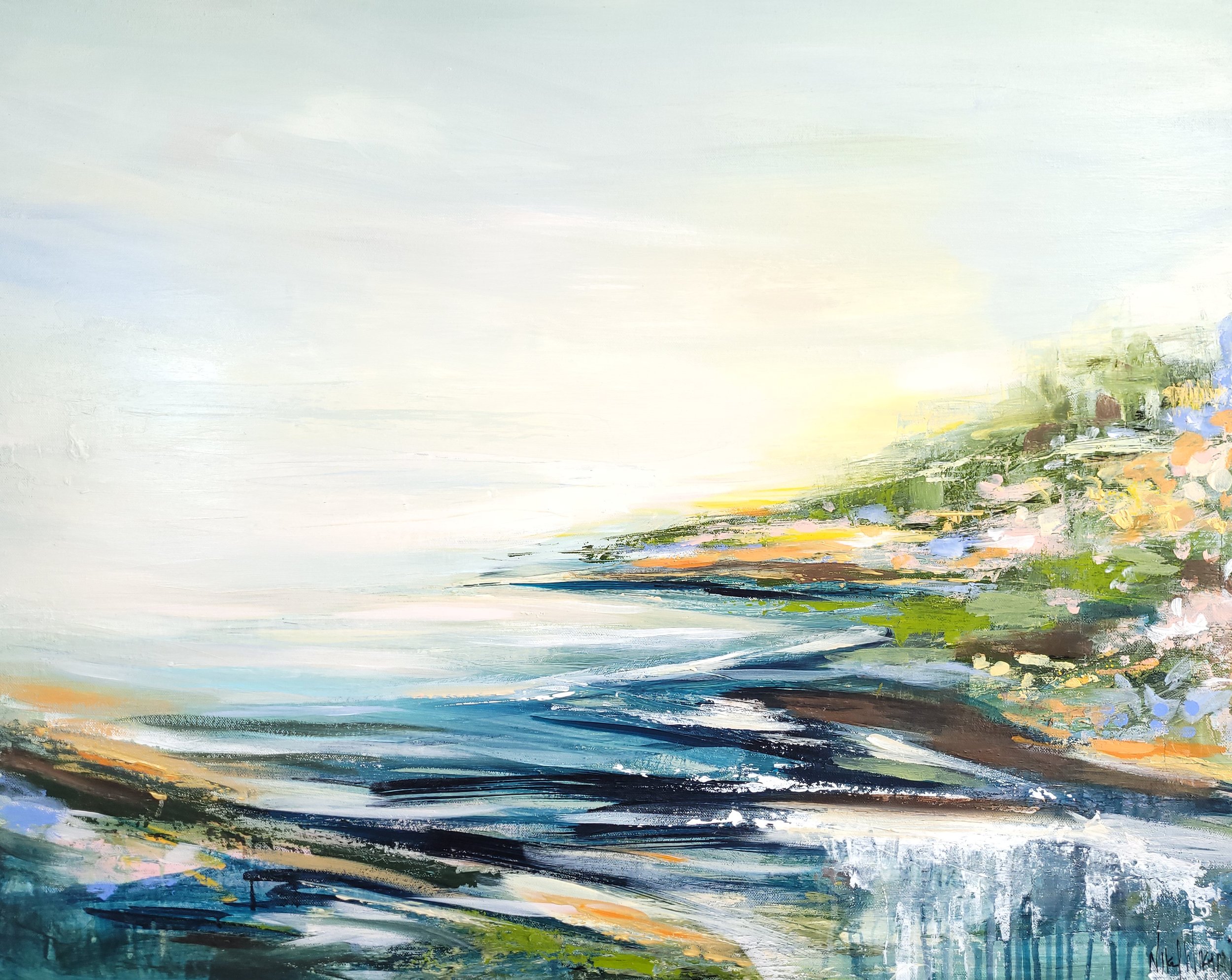Nikol Wikman - Abstract Landscape Painting on Canvas.jpg