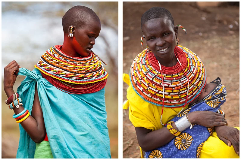 When a young woman is being courted by a moran, he gives her a bright collar of colourful beads to show that she is his girlfriend. Once she gets married to the man she has been promised too, she must give these beads back and wear different jewellery to indicate her new status.