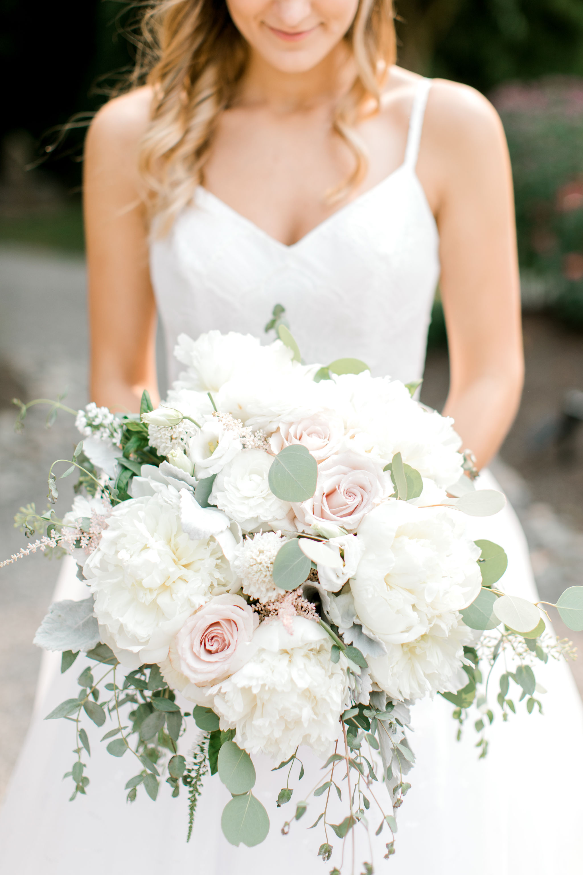 White And Blush Bridal Bouquet