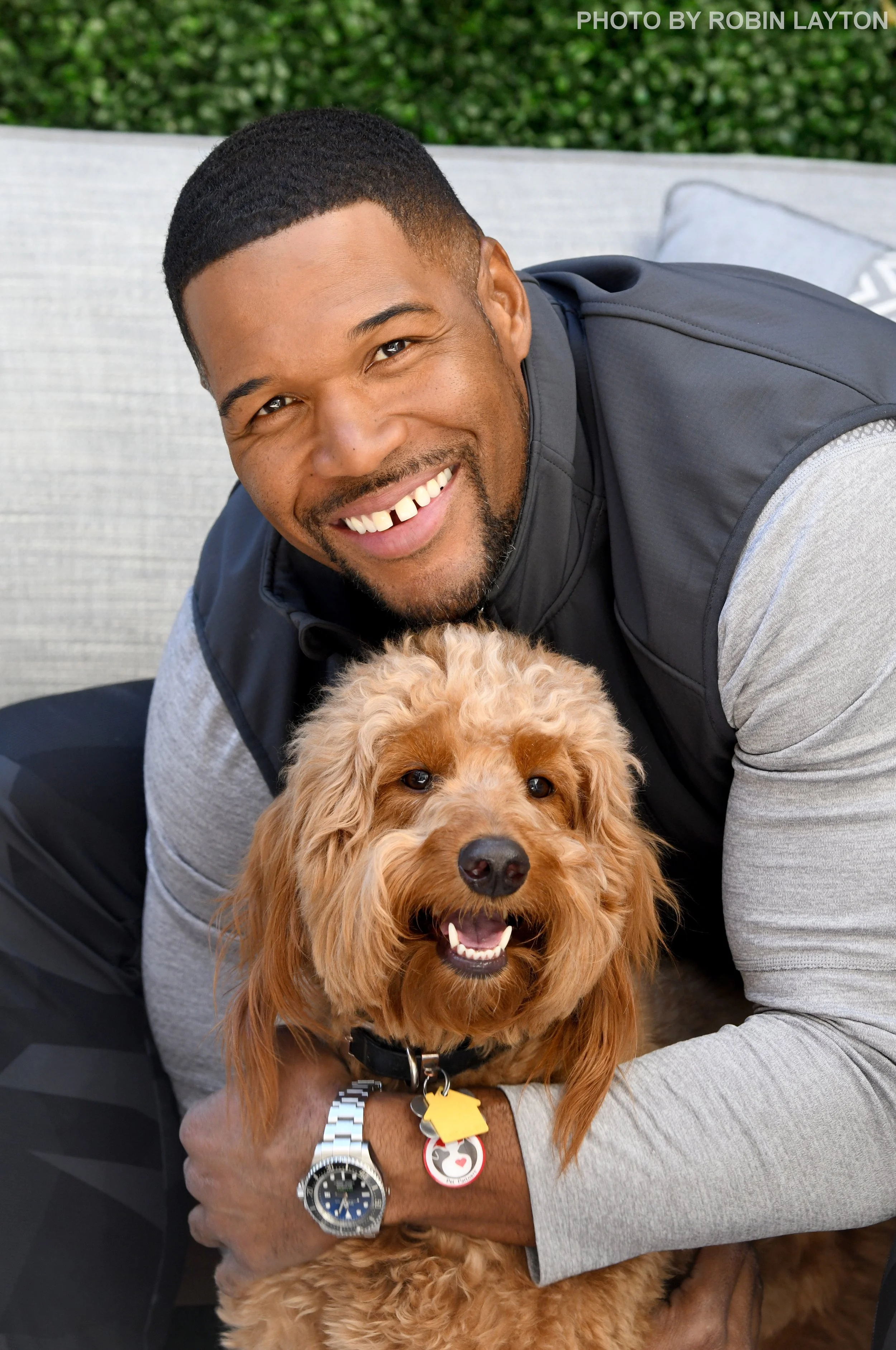 Michael Strahan &amp; Enzo