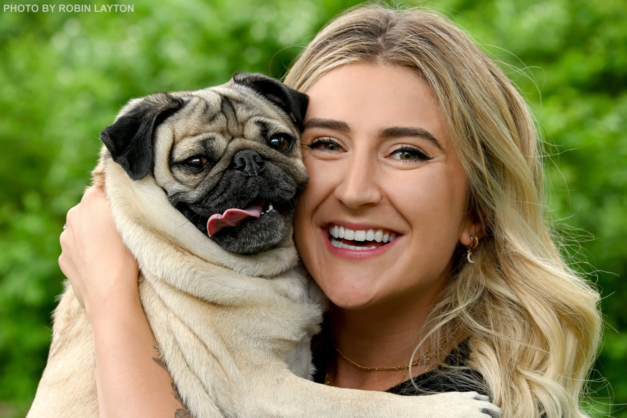 Leslie Mosier &amp; Doug The Pug