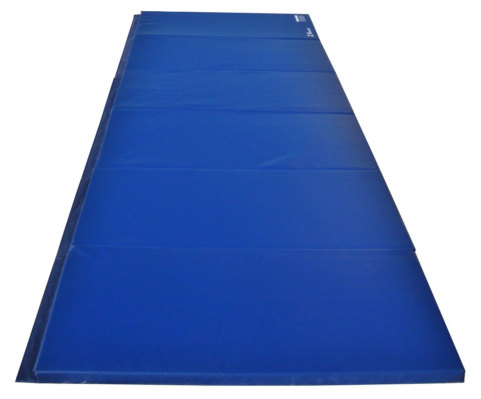 Z Athletic 4ft x 8ft x 2in Gymnastics Folding Exercise Gym Mat 4 Panel Multiple Colors 