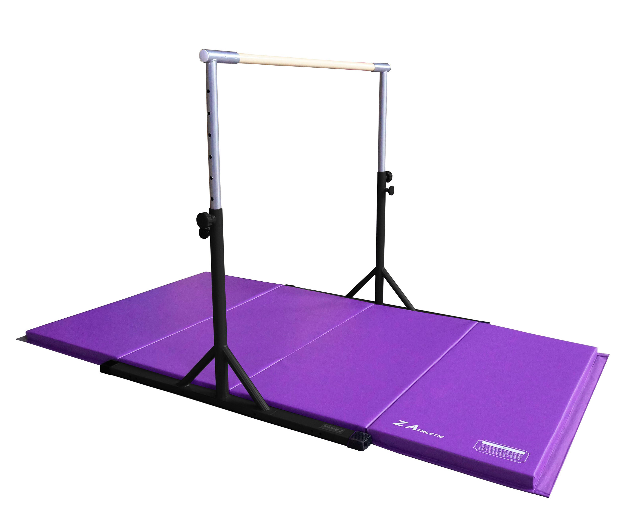 Z ATHLETIC Expandable Kip Bar Adjustable Height for Gymnastics 