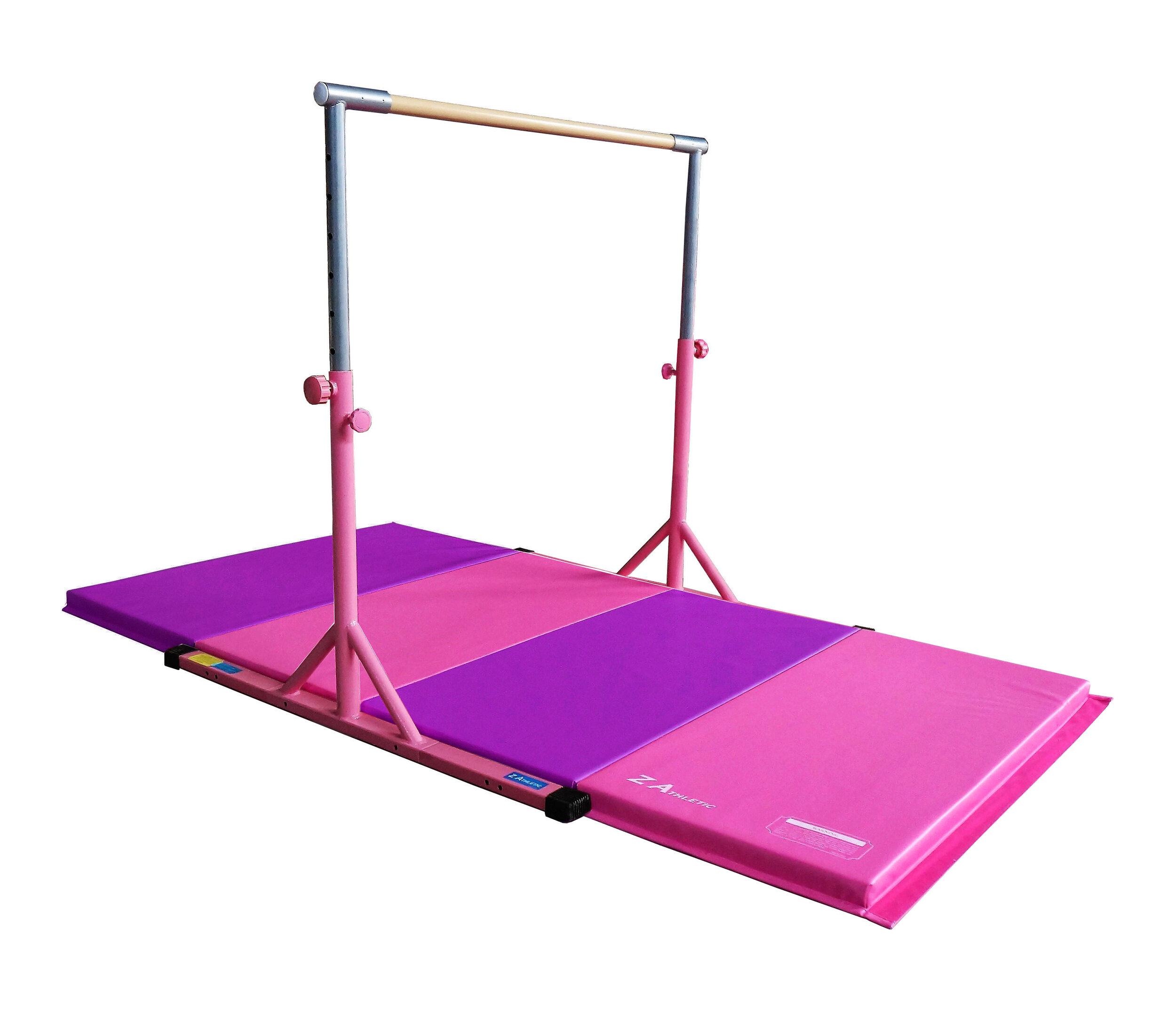 Z Athletic Elite Gymnastics Bar with Adjustable Height for Kips Training Multiple Colors 